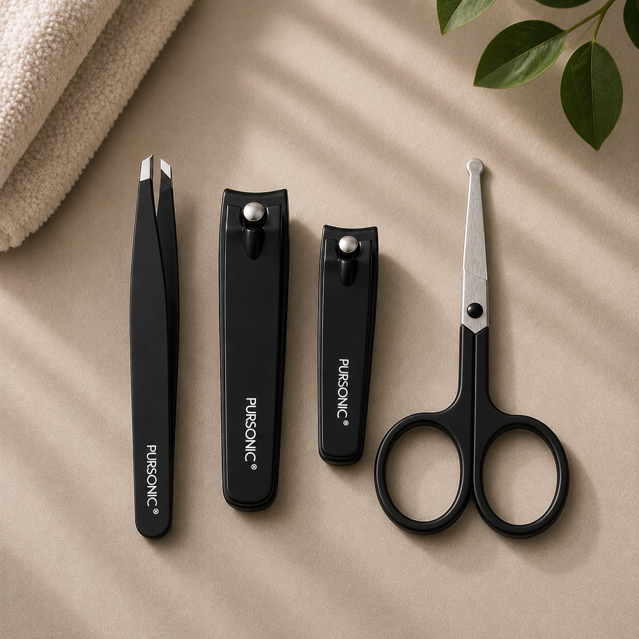 Pursonic Unisex Salon Quality Manicure & Pedicure Tool Kit