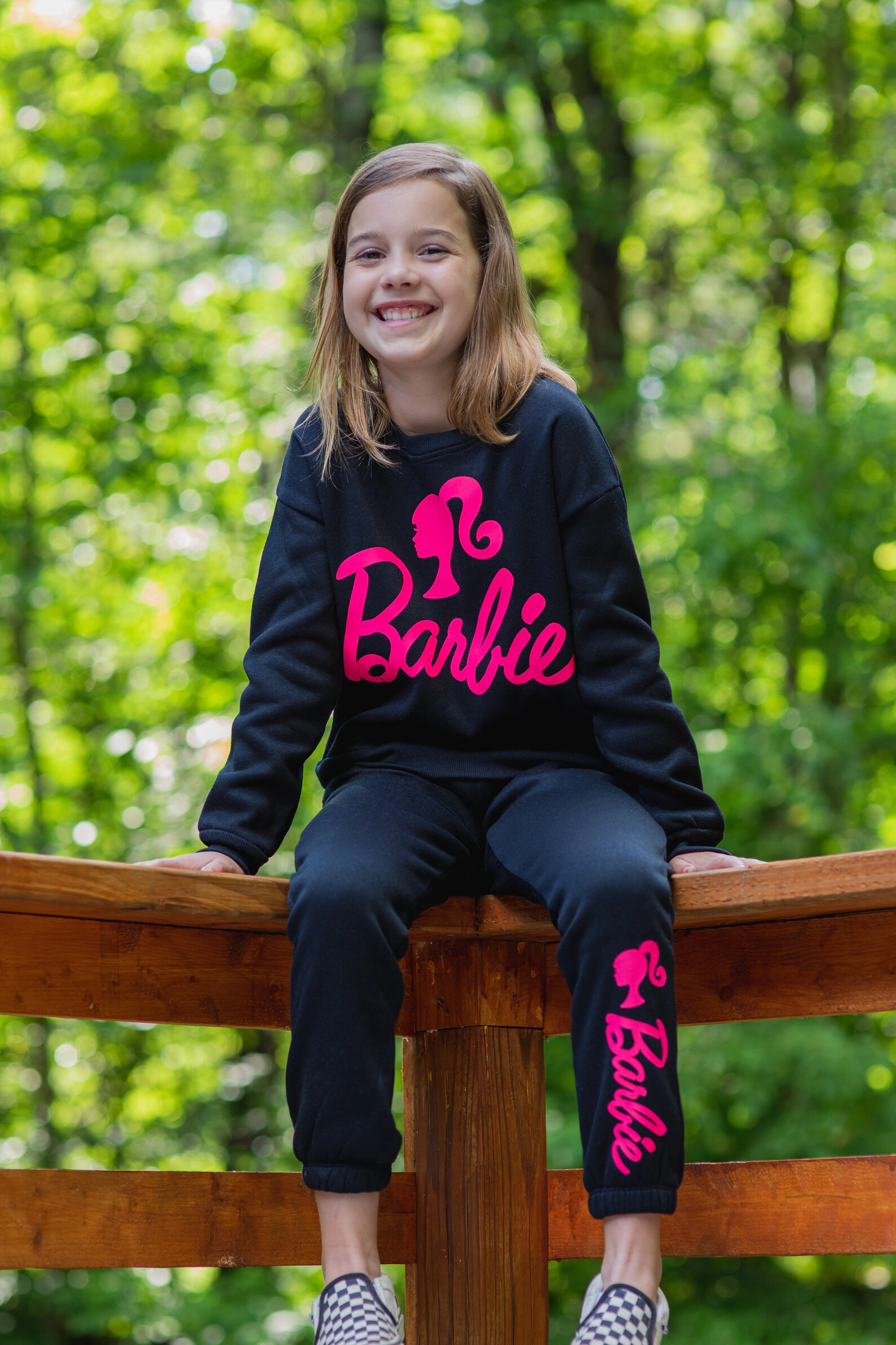 Barbie Girls' Loungewear Sweatshirt and Pants Set