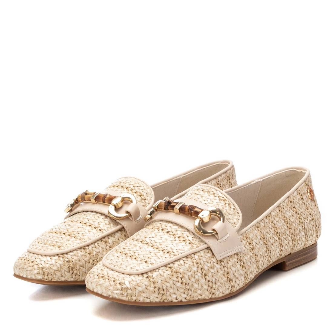XTI Women's Moccasins Flat Heel Casual Shoes