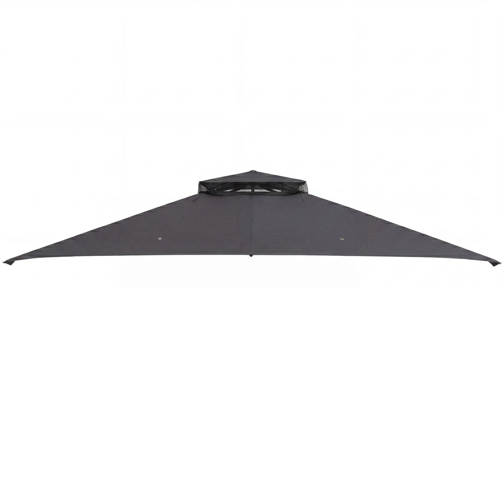 SUGIFT Gray Air Vent and Drainage Holes 12 x 10 ft Gazebo Replacement Canopy Top