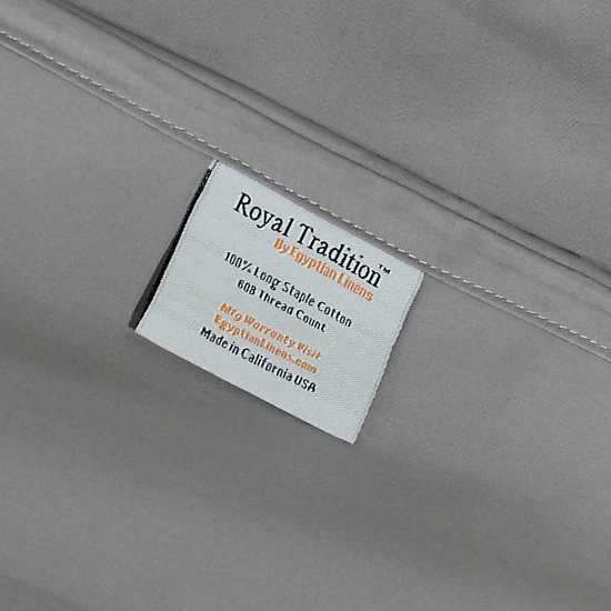 Egyptian Linens 600 Thread Count Cotton Sateen Texas King Sheet Set ...