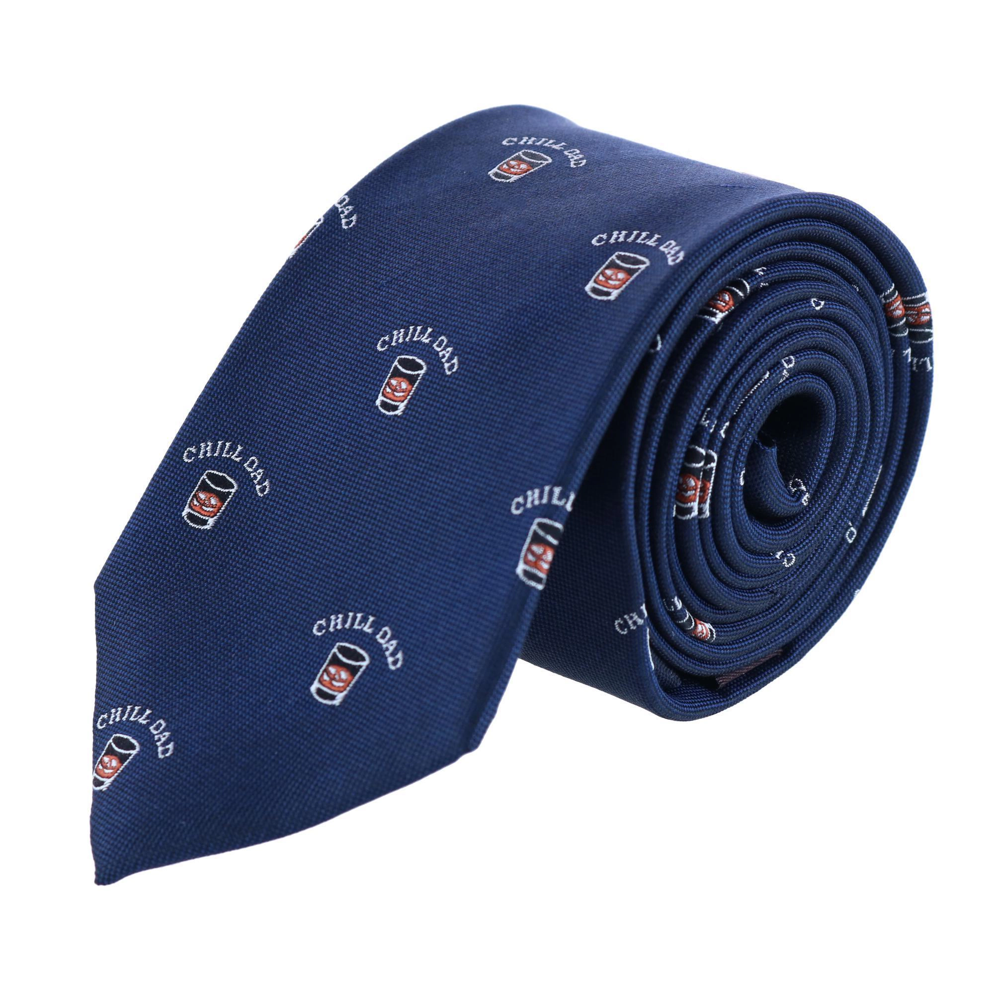 Trafalgar Men's Chill Dad Novelty Silk Necktie