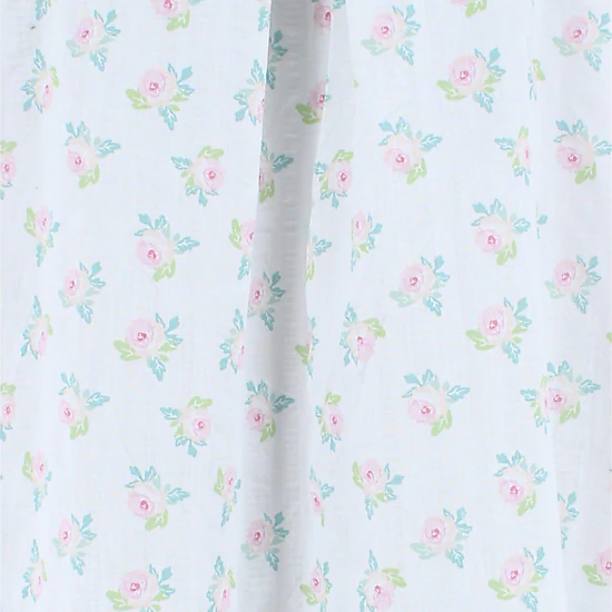 Elegant Emily Women's Smocked Spring Floral Duster Gown
