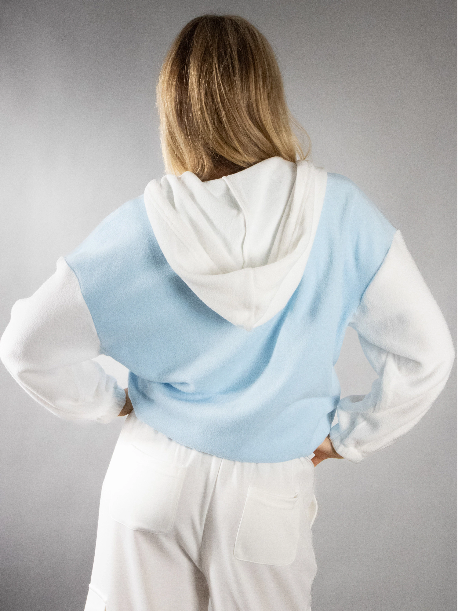 JESS by Meiko Women's Oversized Pom Zipper Hoodie