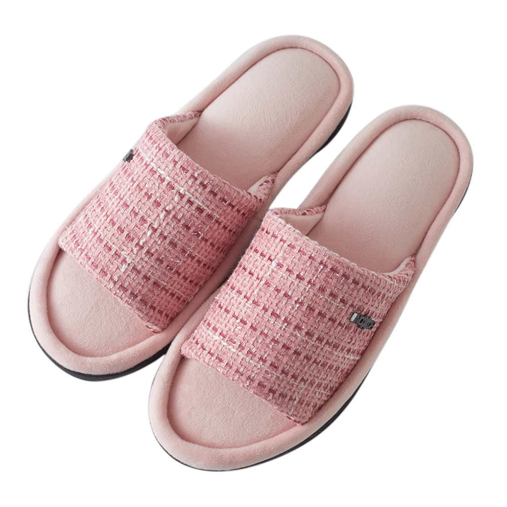 Roxoni Women's Terry Classic Cotton Ballerina Slippers (Pack of 2)
