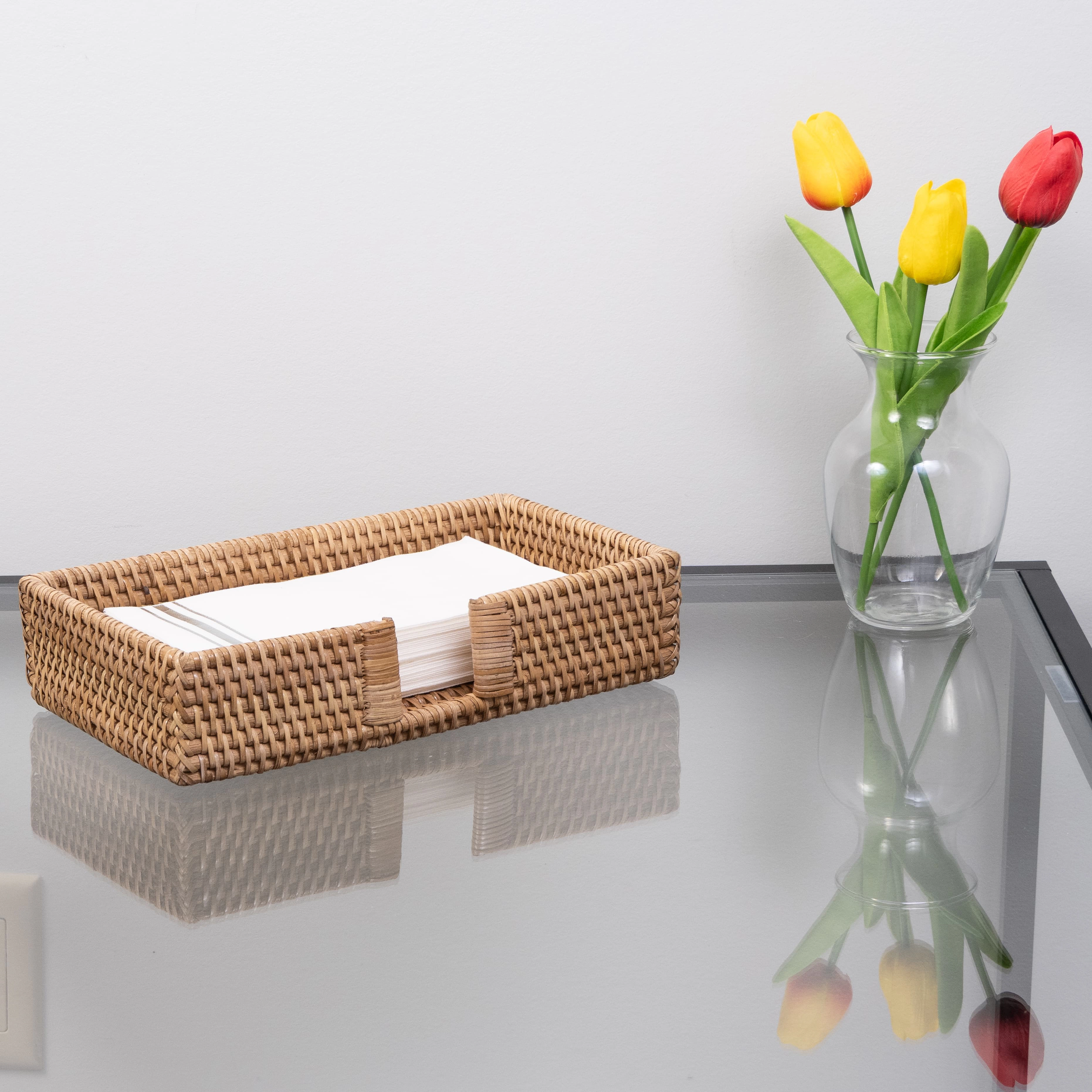 Saboga Home™ Guest Towel - Rectangular Napkin Holder with Cutout