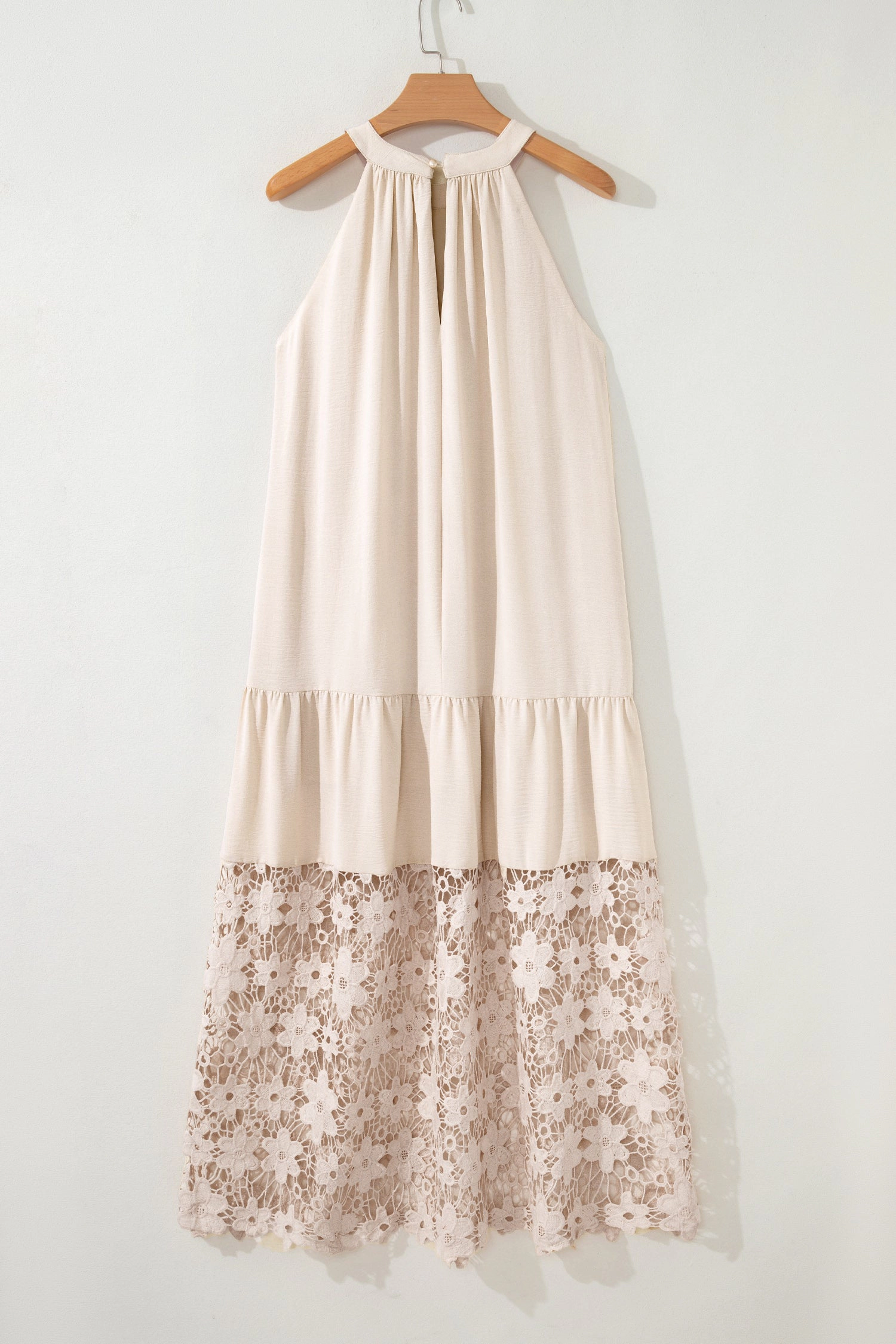 Threaded Pear Women's Ensley Loose Halter Summer Dress