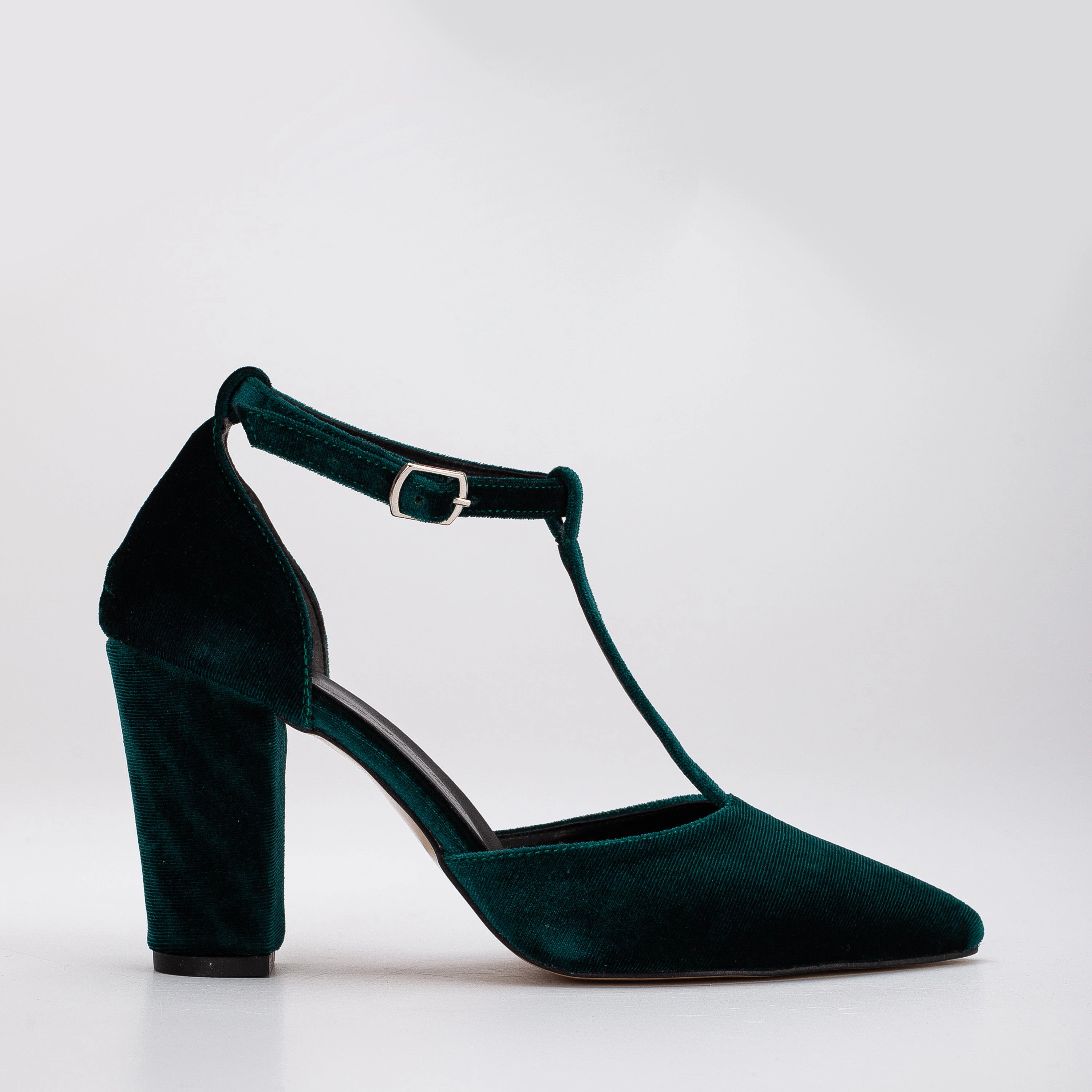 Forever & Always Womens Angelique Velvet High Heels