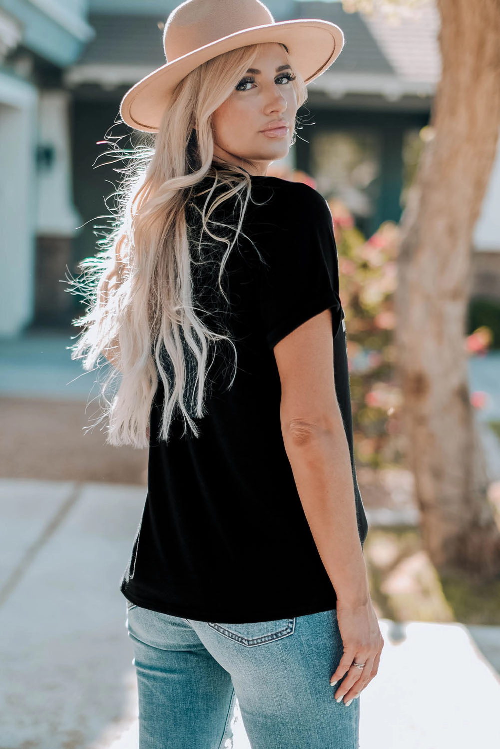 Threaded Pear Women's Sierra MAMA Chenille Graphic Tee