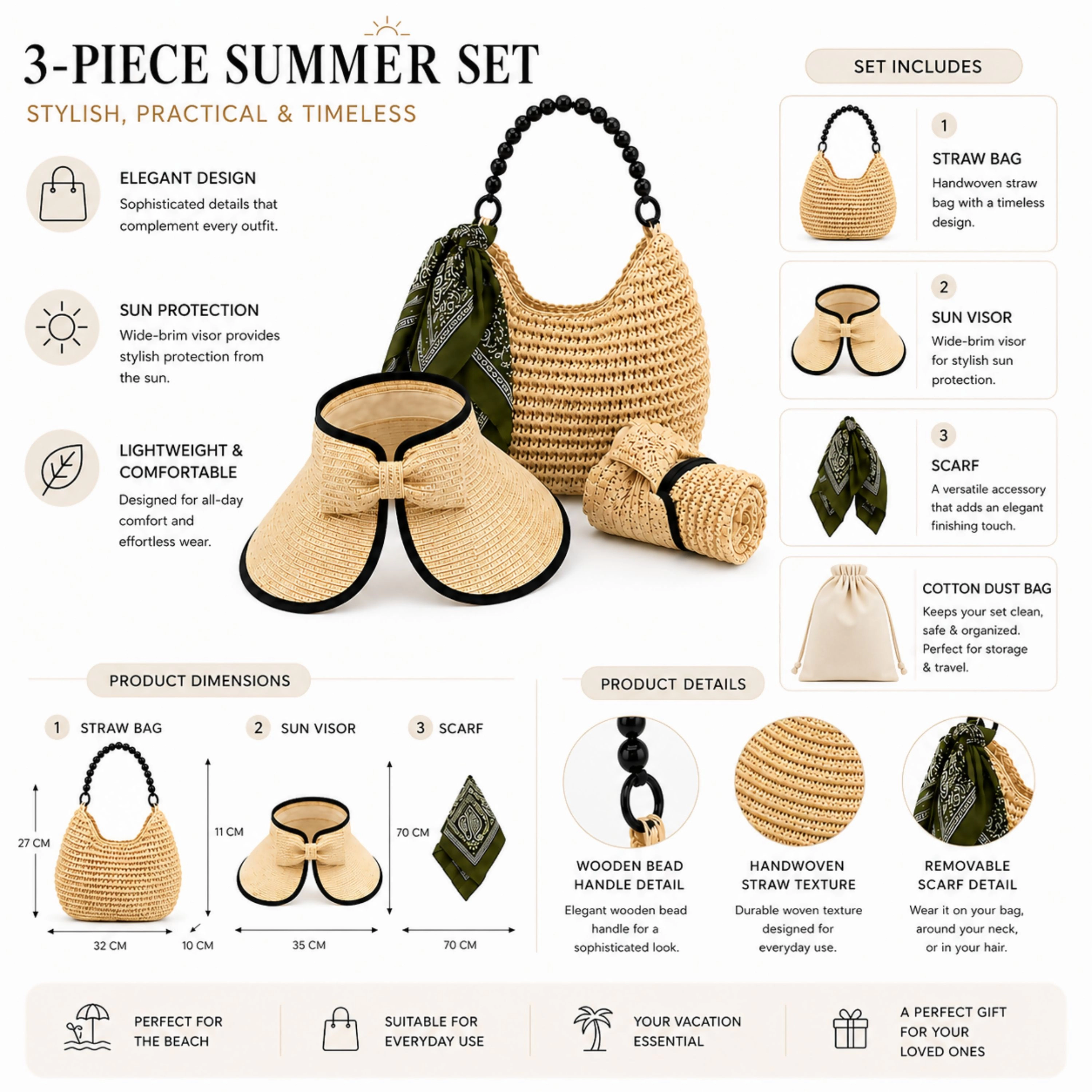 Wear Sierra Women's 3-Piece Set