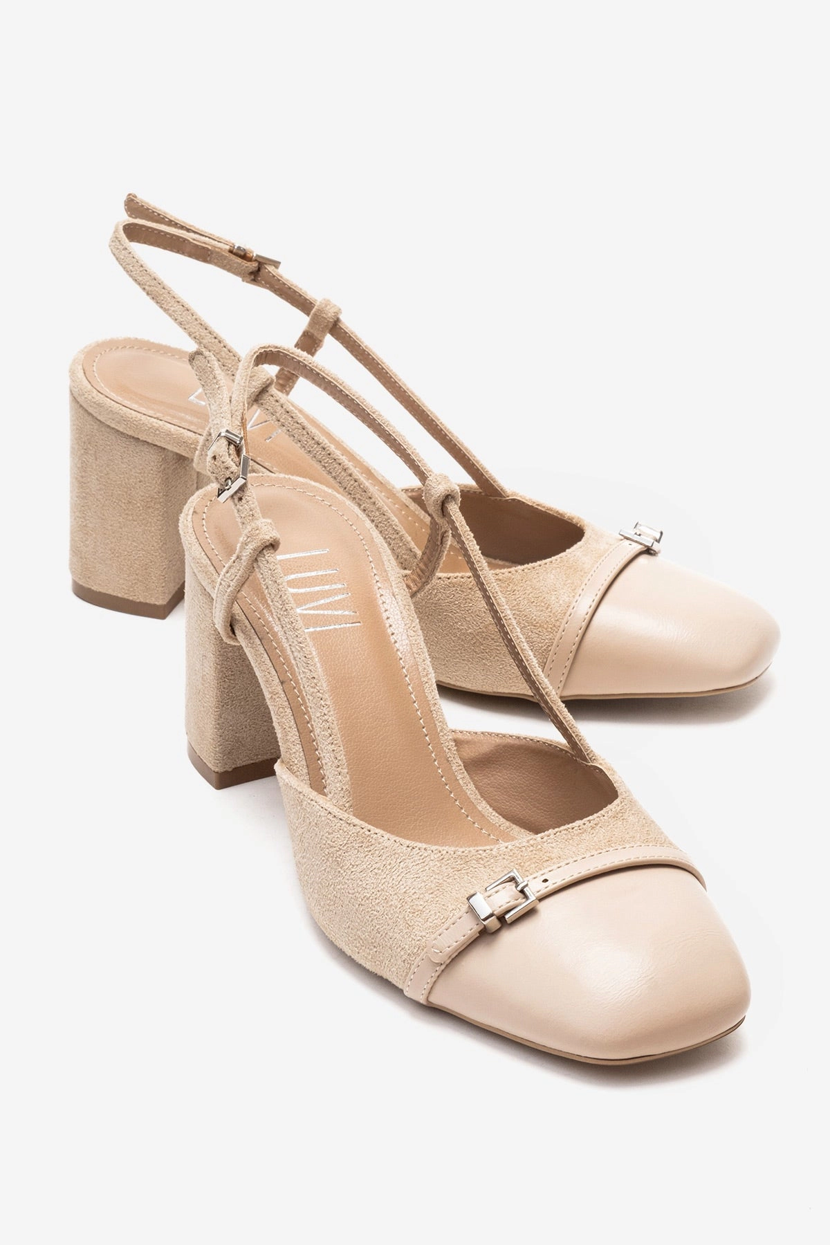 Prologue Shoes Womens Desia Slingback Round Toe Pump
