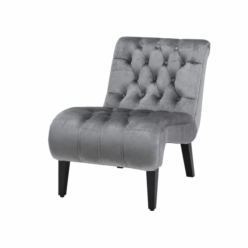 GOODSILO Upholstered Velvet Accent Chair Comfortable Seating