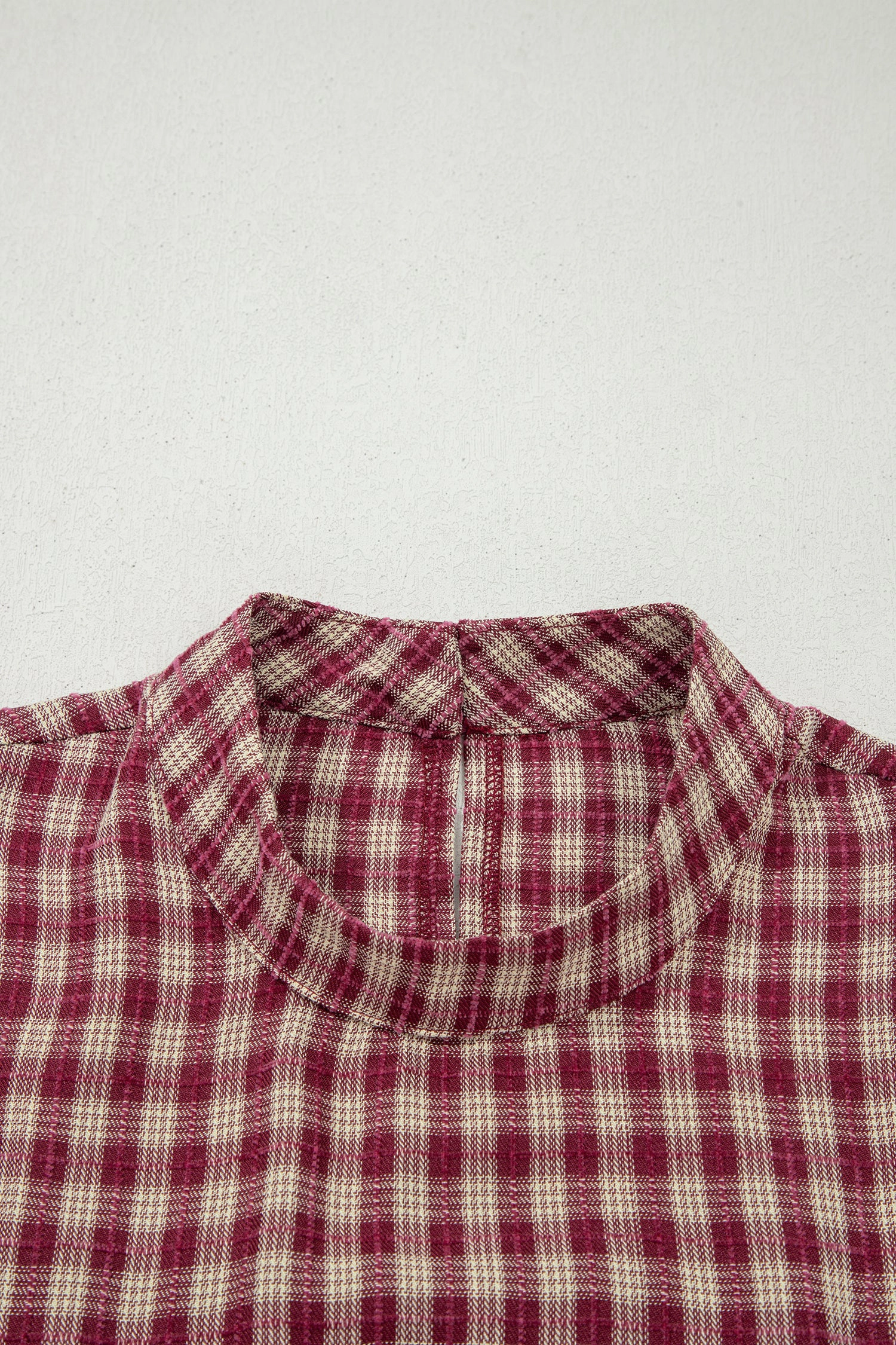 Threaded Pear Cadence Pleated Loose Blouse Long Sleeve Top