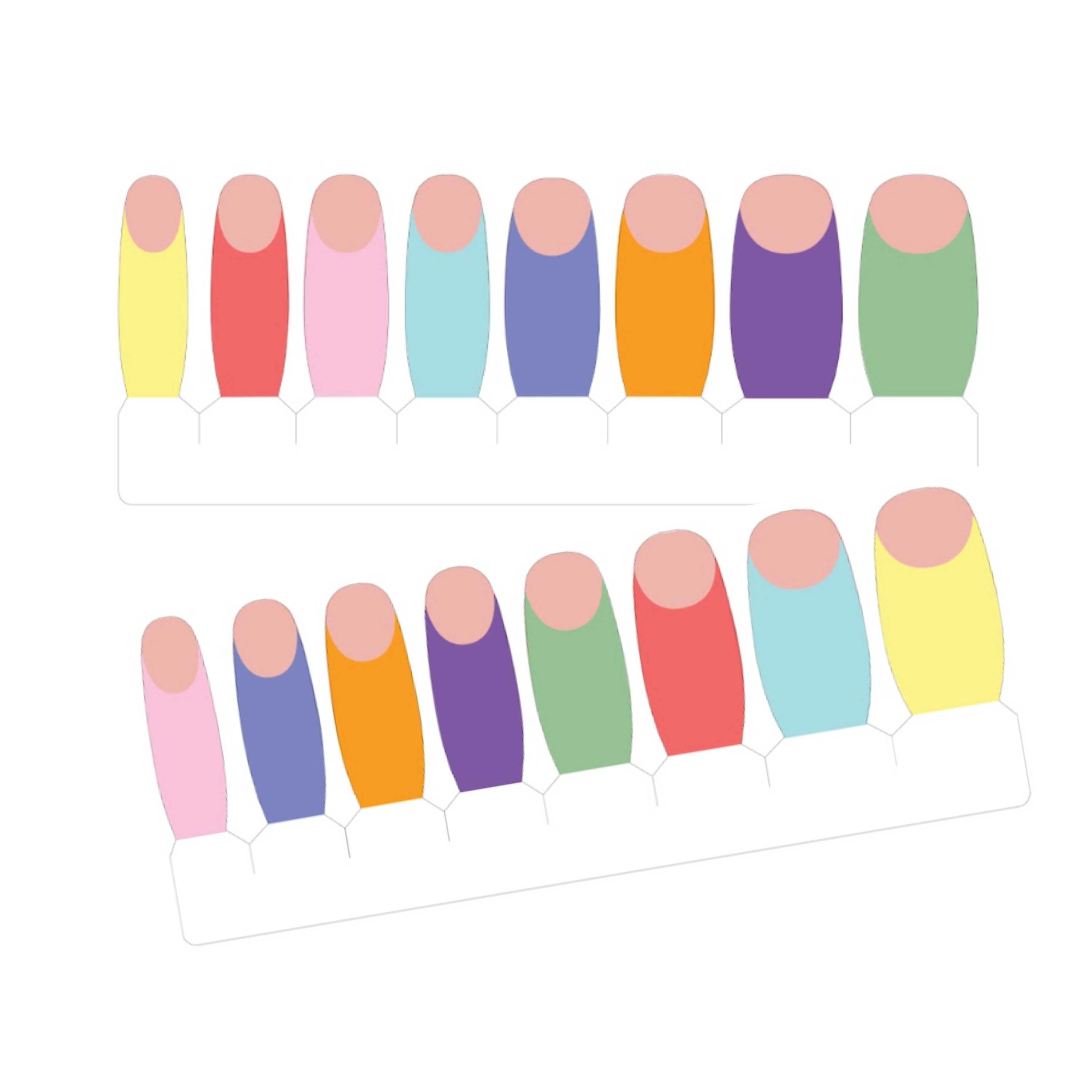 XPNail Women's 2-Pack Bundle of Nail Polish Strips Chic 16ct