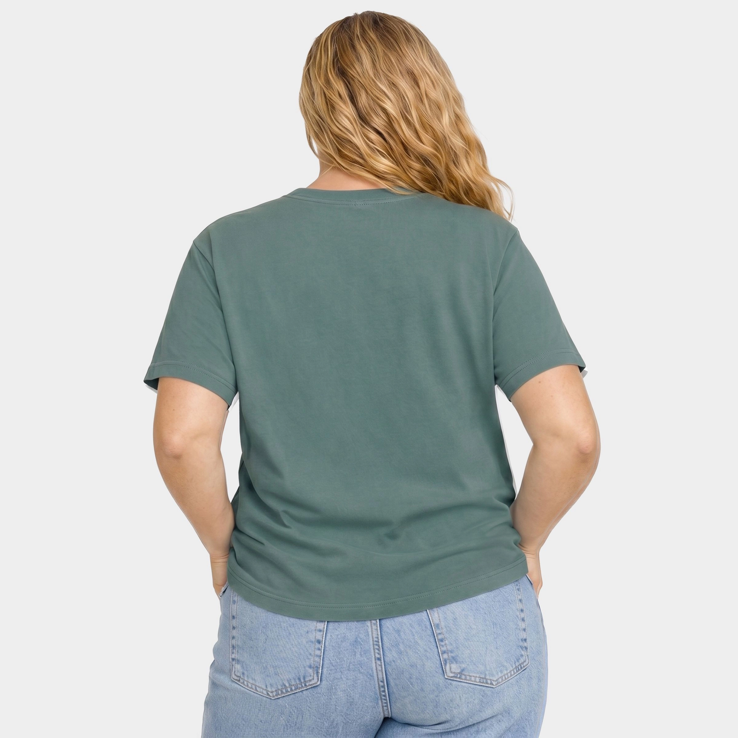 Simply Sage Market - Women's Plus Sized Garment Dyed Graphic T-Shirt Scary and Sweet Geese