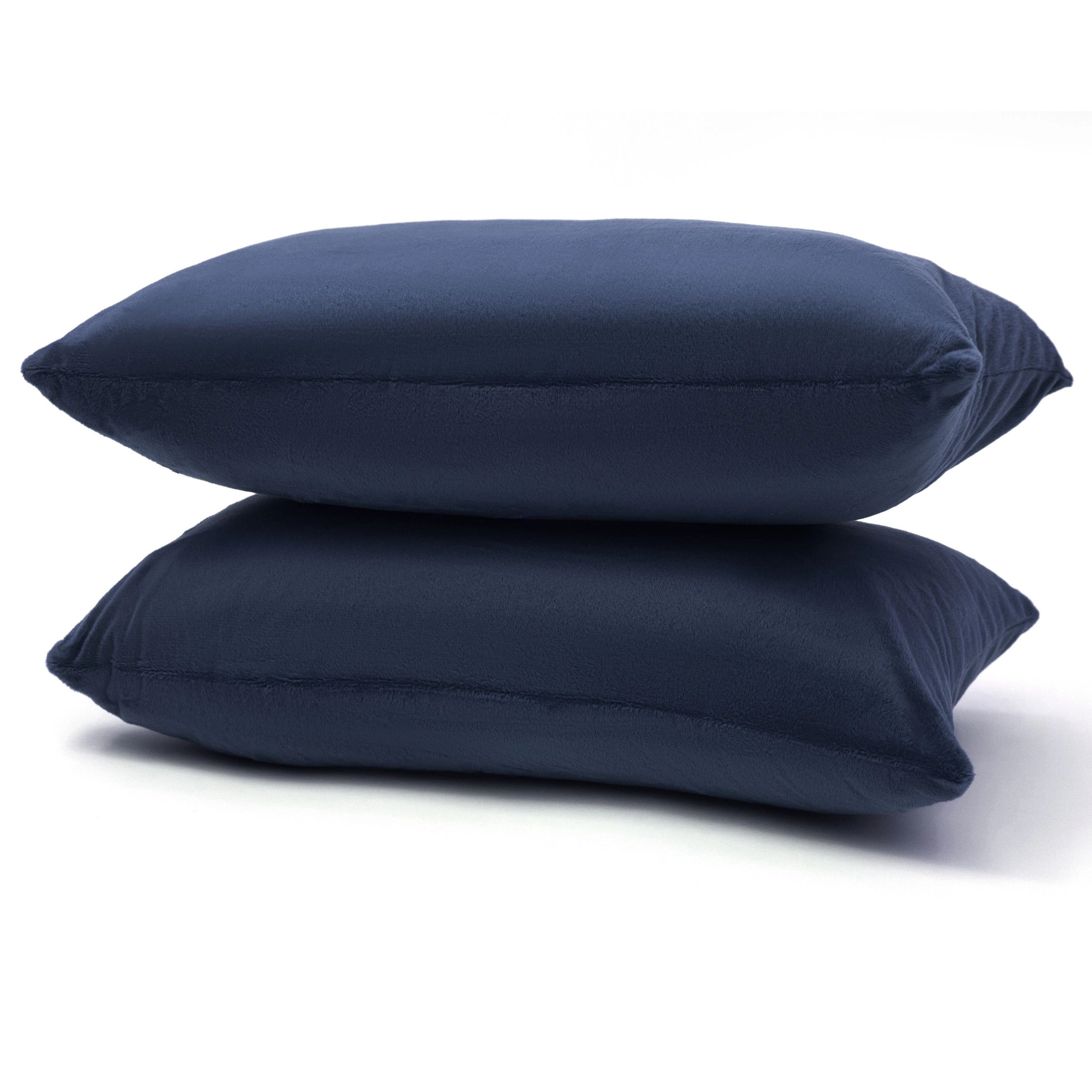 Cheer Collection 12 x 20-Inch Velour Lumbar Decorative Throw Pillows with Inserts, 2-Pack (Taupe)