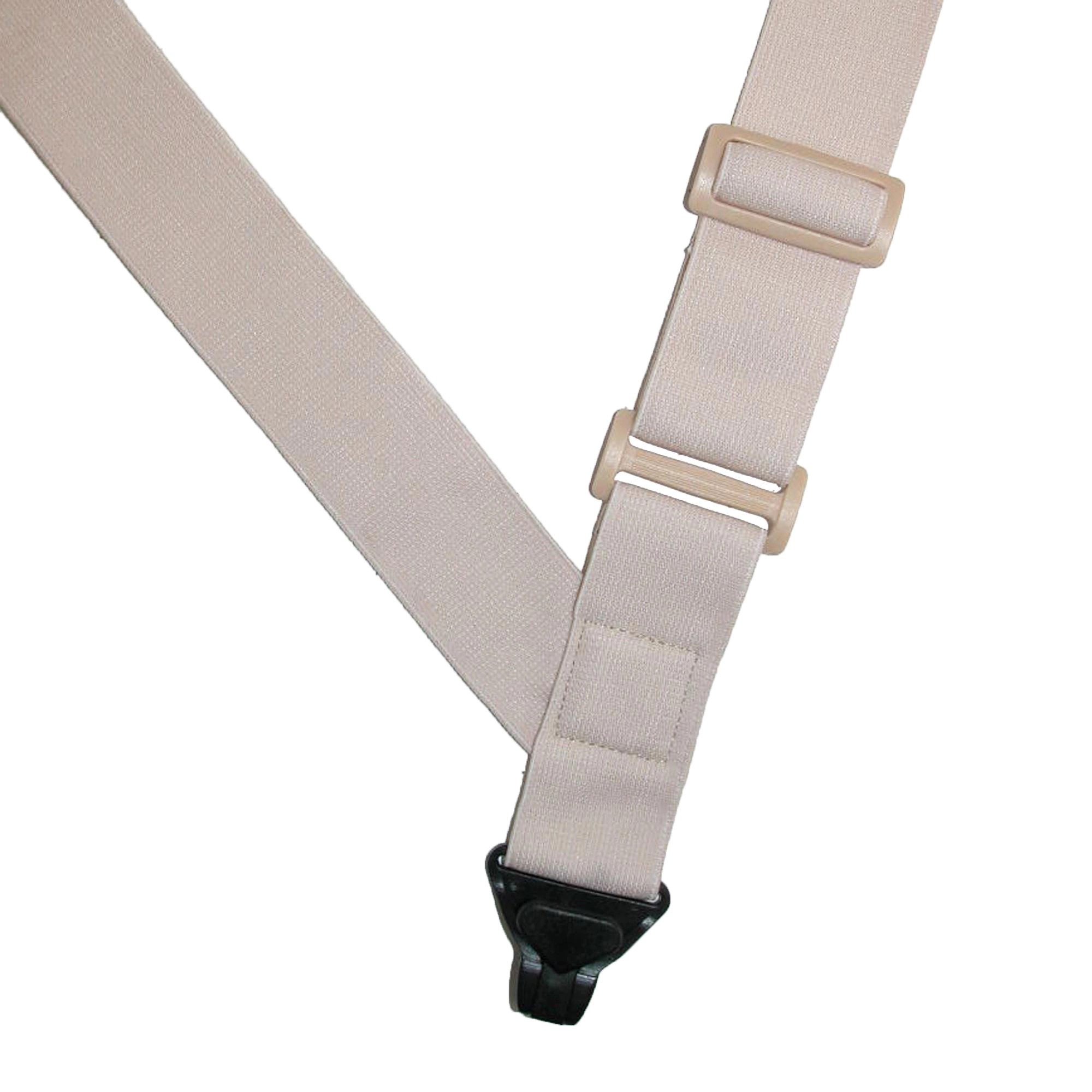 CTM Women's Elastic Undergarment Side Clip Maternity Suspenders