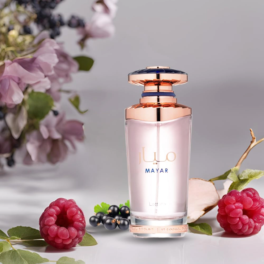 Lattafa Mayar Eau de Parfum Spray for Women, 3.4 Fl Oz (100 ml)