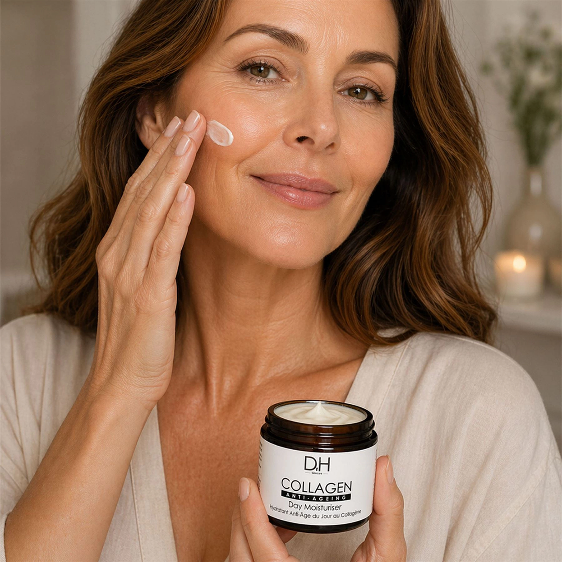 Dr H Collagen Anti-Ageing Day Moisturiser 60ml - Firming, Hydrating, Smoothes Fine Lines