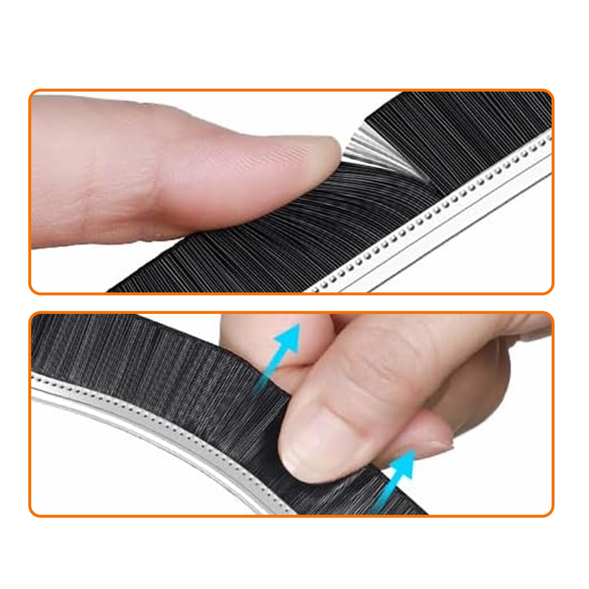 Cheer Collection 3-Pack Crevice Cleaning Brushes for Grout, Window Tracks, Drains and Corners