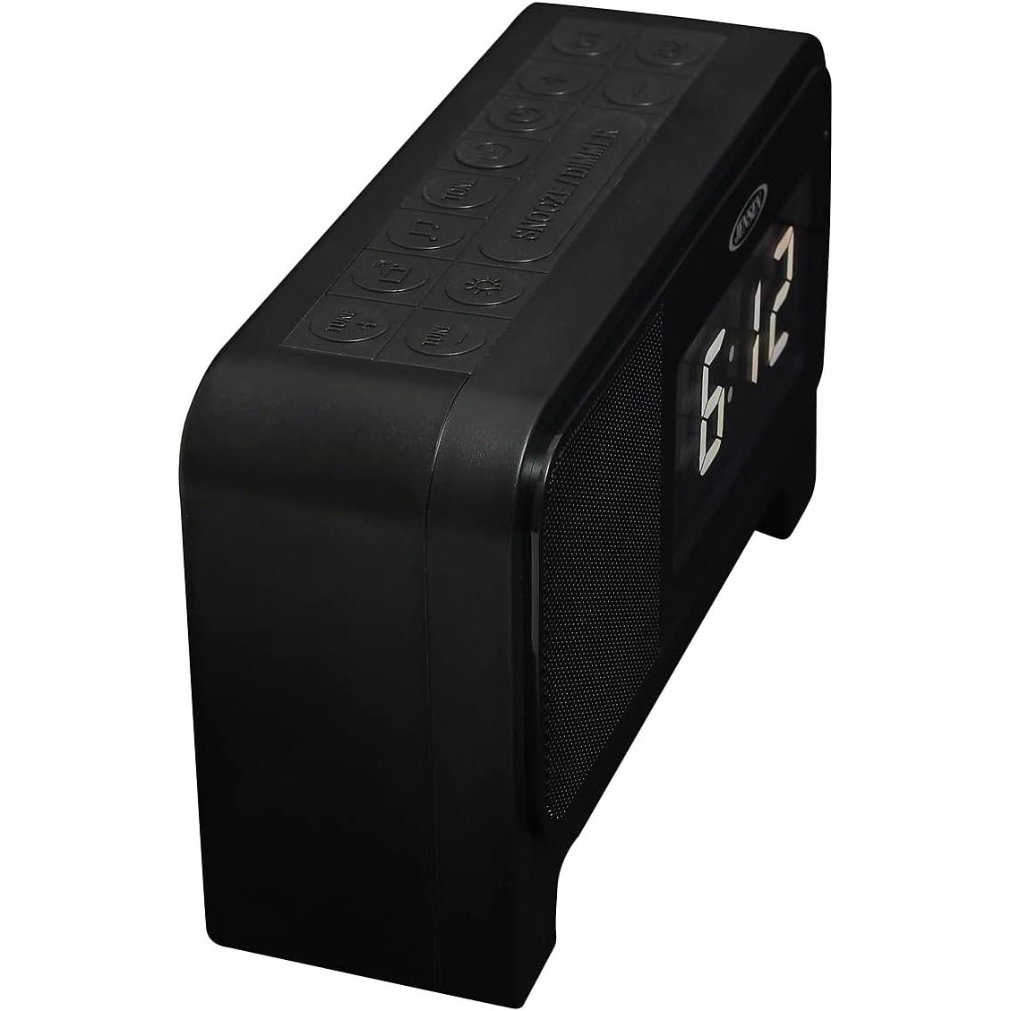 Jensen AM/FM Dual Alarm Clock Radio with Night Light & Soothing Sounds JCR-350