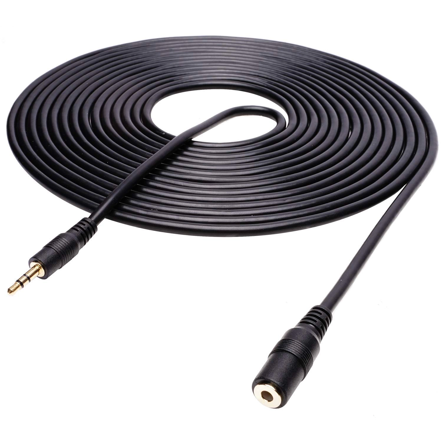 Movo MC20 3.5mm TRS Female to Male Extension Cable - 20ft