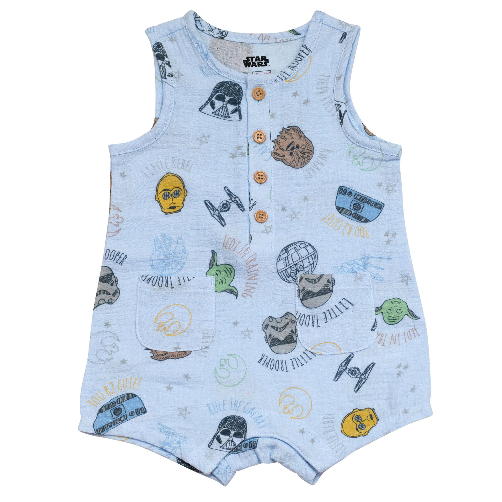Star Wars Baby Sleeveless Gauze Romper