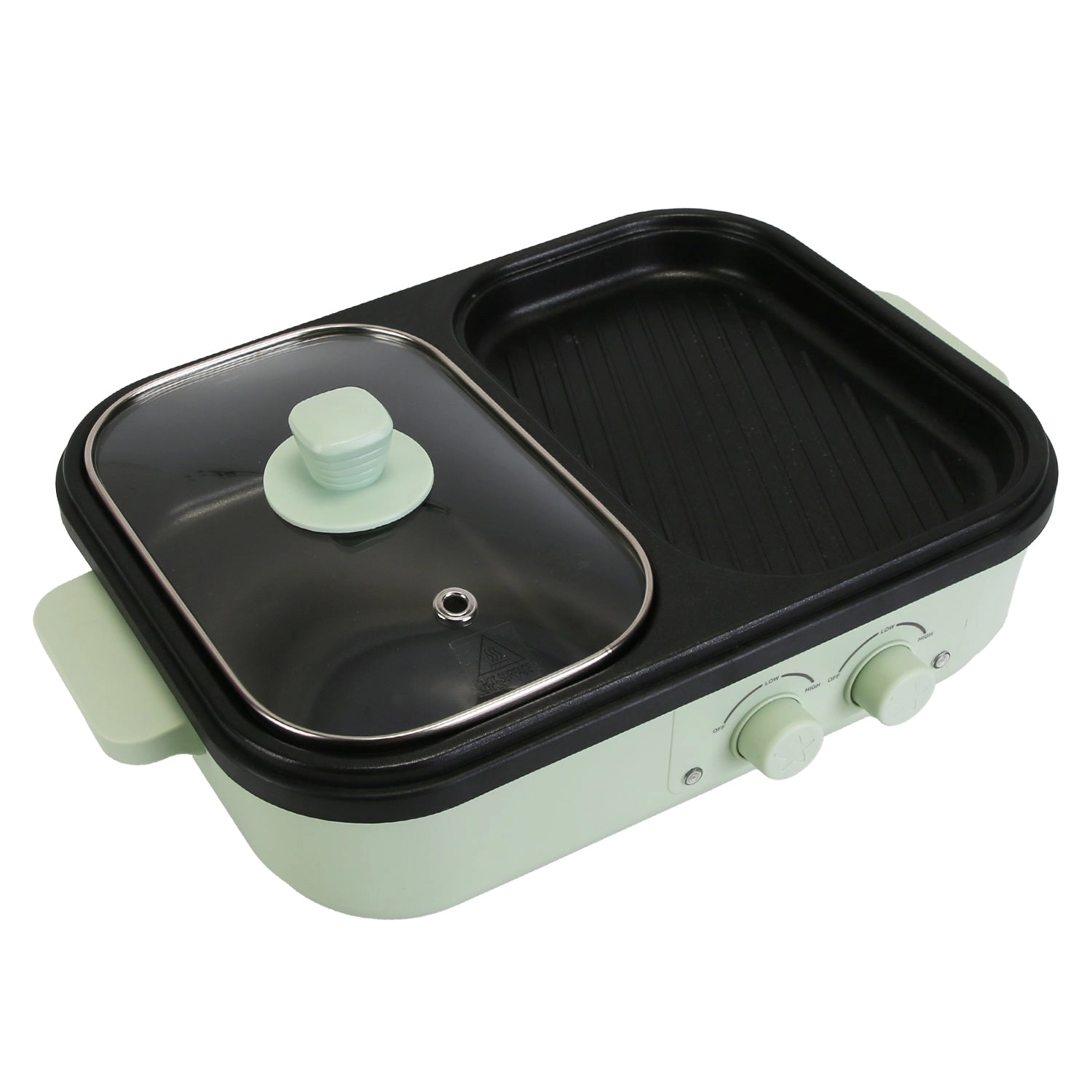 GBruno 2-in-1 Electric Hot Pot With Grill