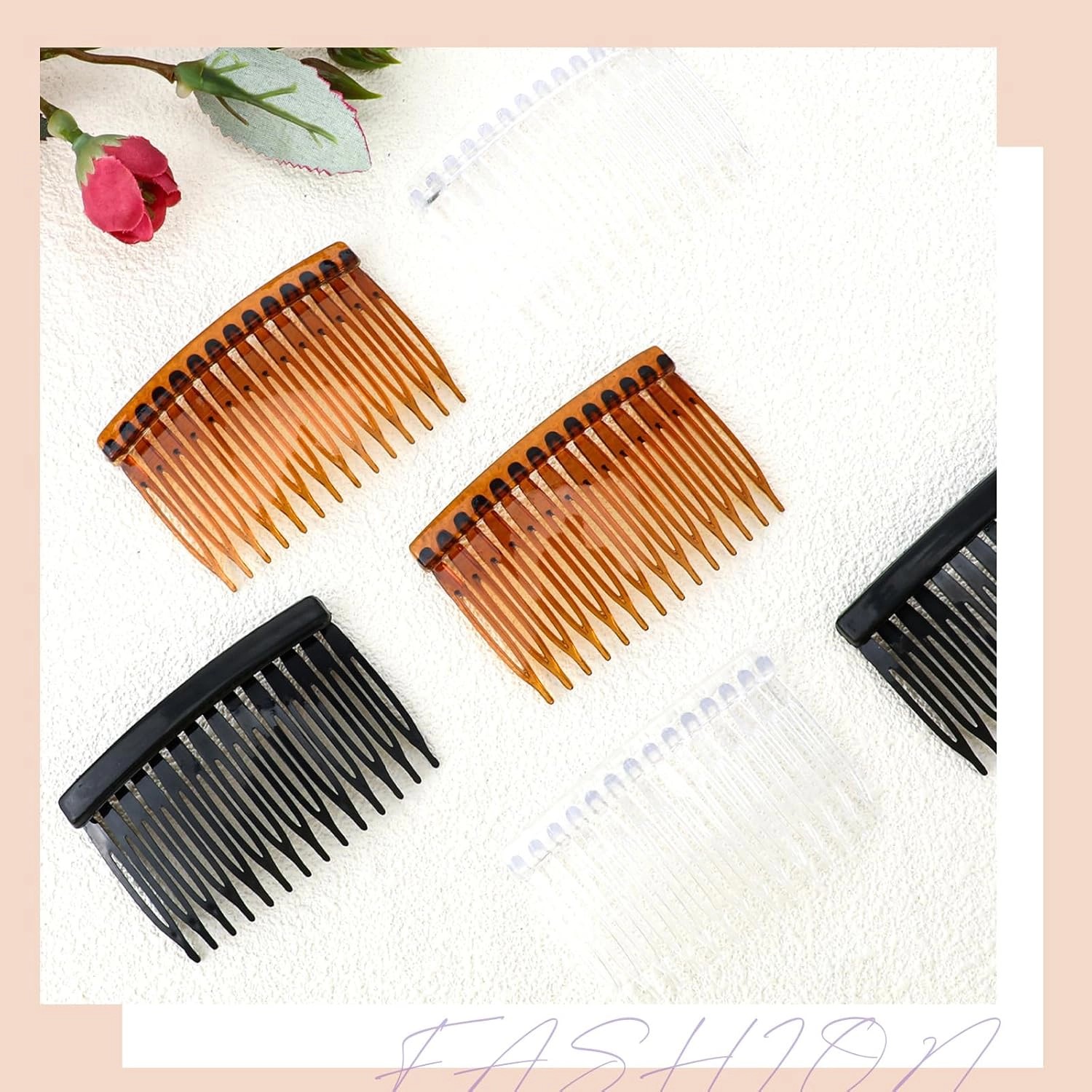 Prism Edge Unisex 6 Piece French Side Comb Set