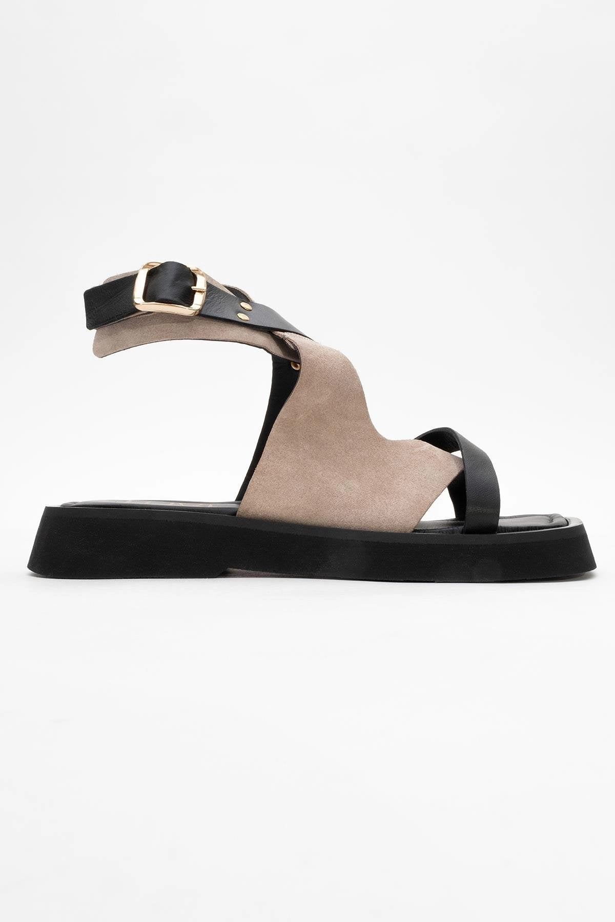 Forever & Always Womens Minnea Suede Leather Sandals