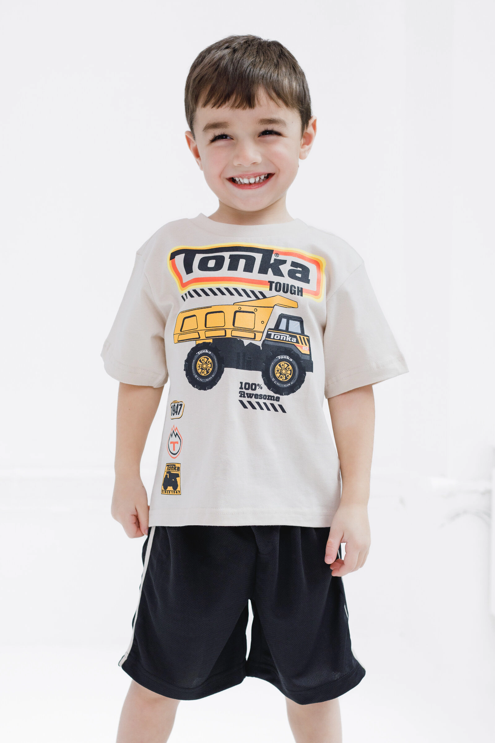 Tonka Boys' Athletic T-Shirt and Shorts Set