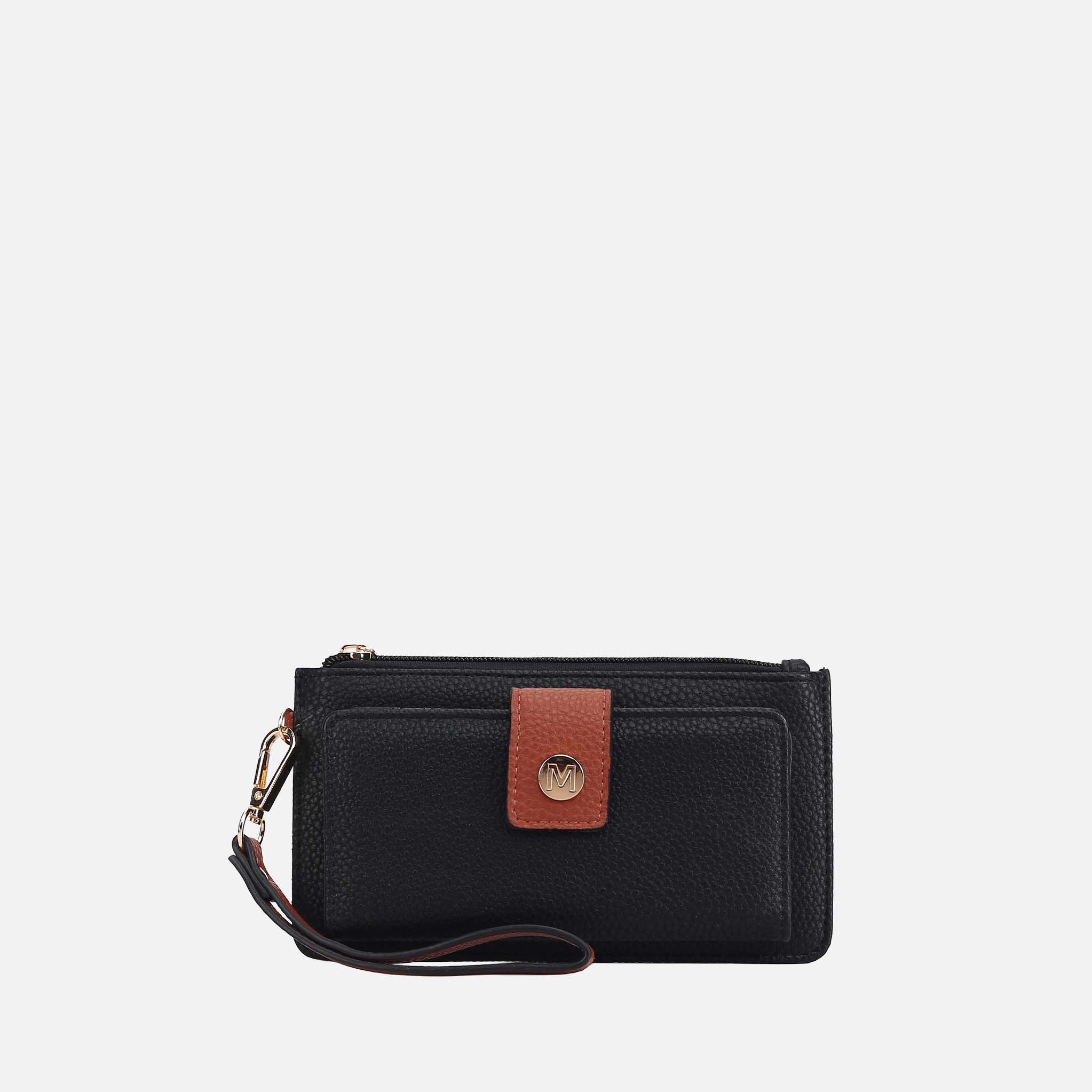 MKF Collection by Mia K Olympe Wristlet Wallet - Vegan Leather Women’s Purse