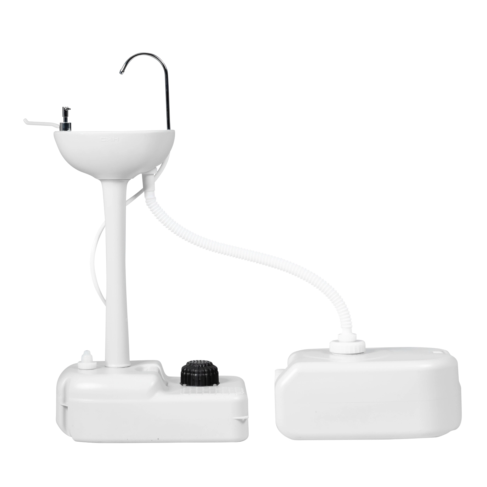 LJG Camping Hand Wash Station Basin Stand with 4.5 Gallon Tank