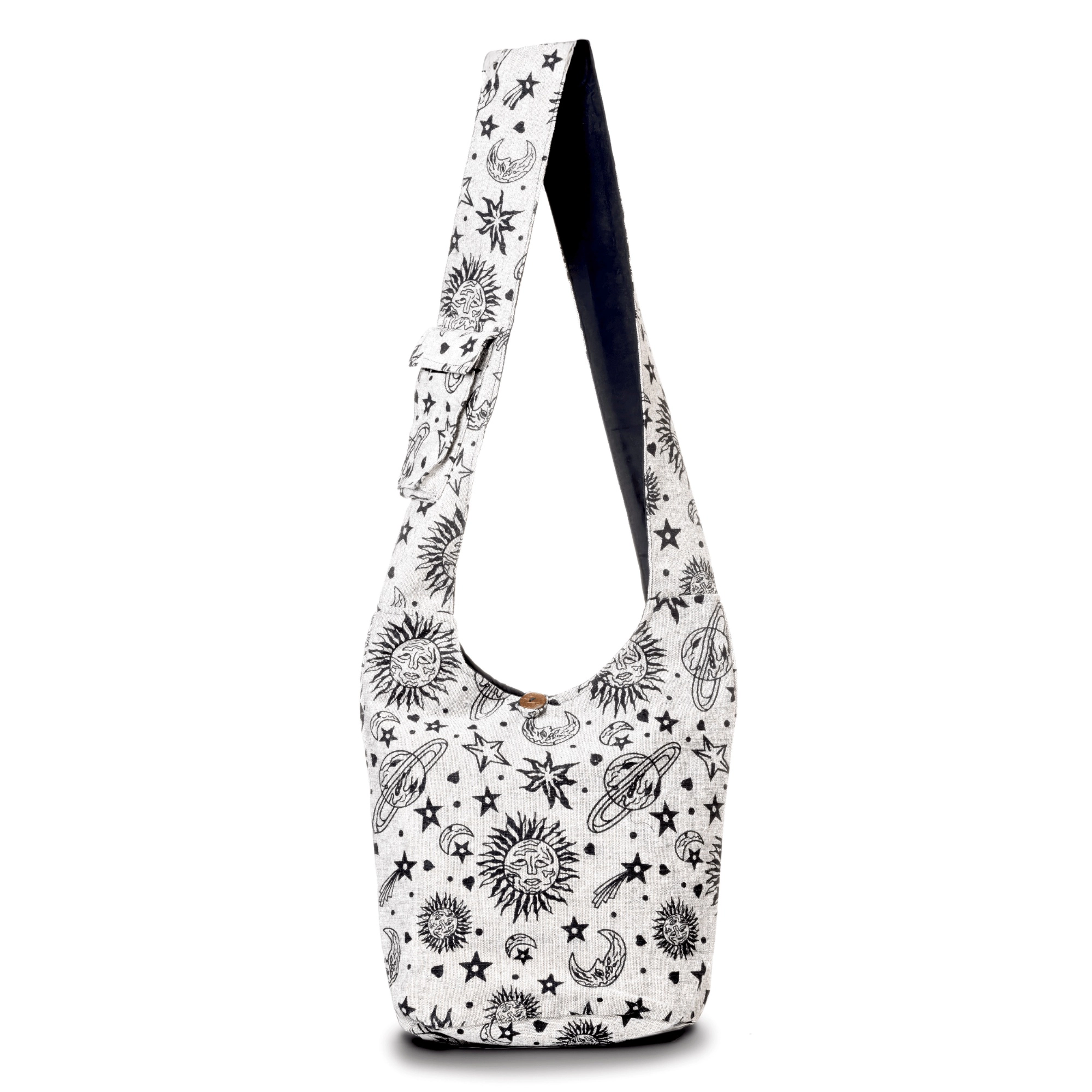 Kathmandu Collection Womens Celestial Print Hobo Bag