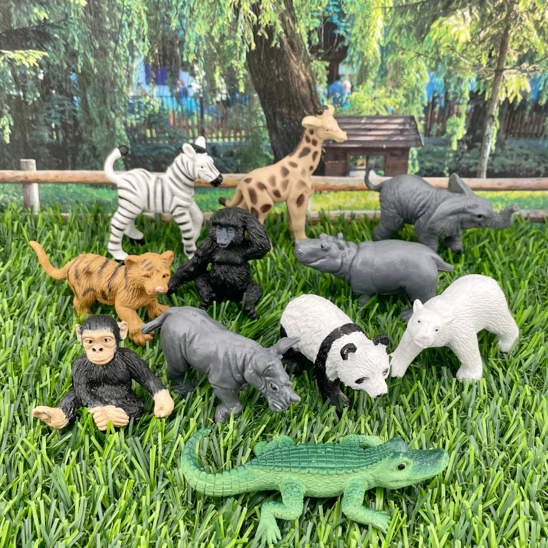 Safari Ltd. - Baby Zoo Animals TOOB - contains 11 Mini Figurines