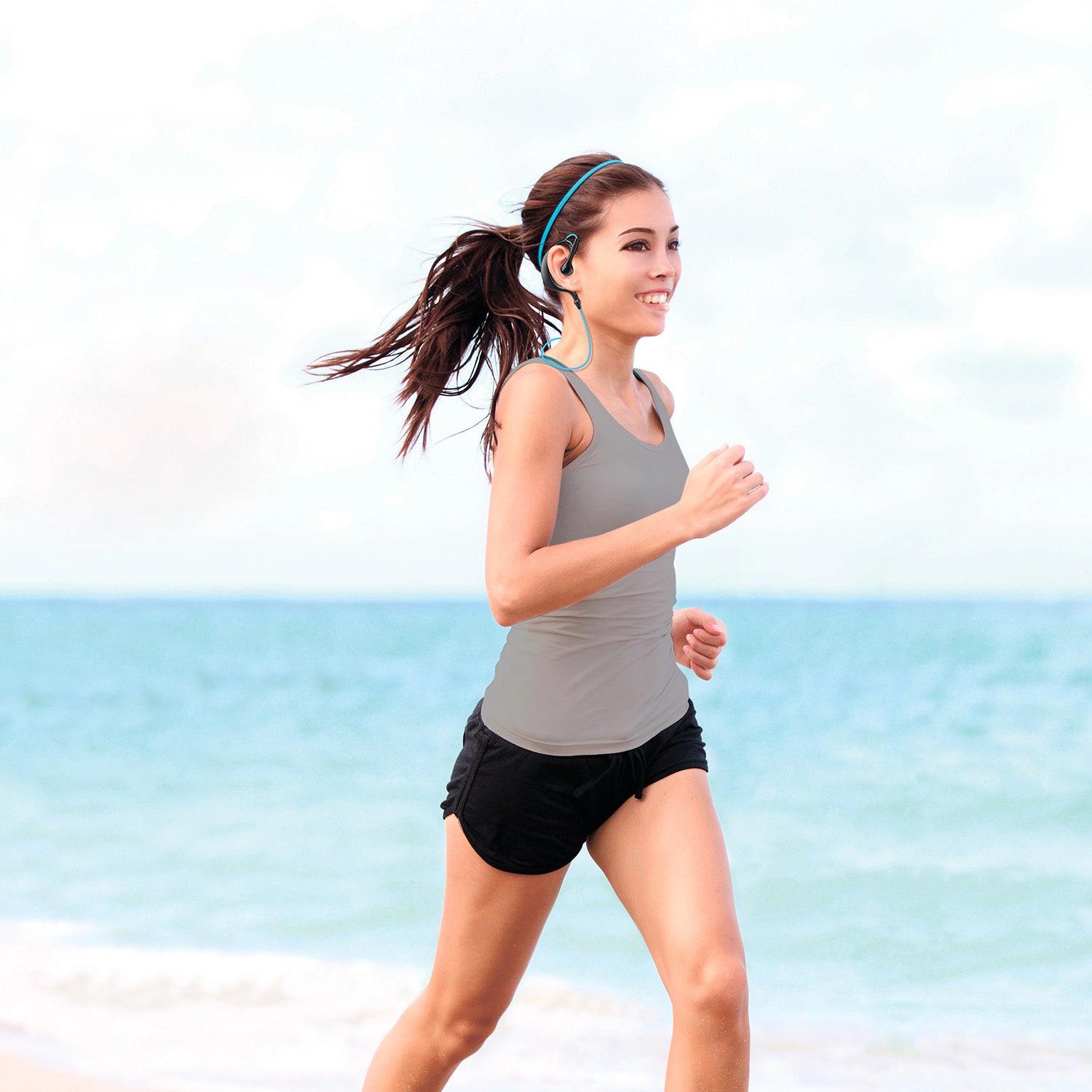 GBruno Wireless Neckband Sport Earbuds With Mic
