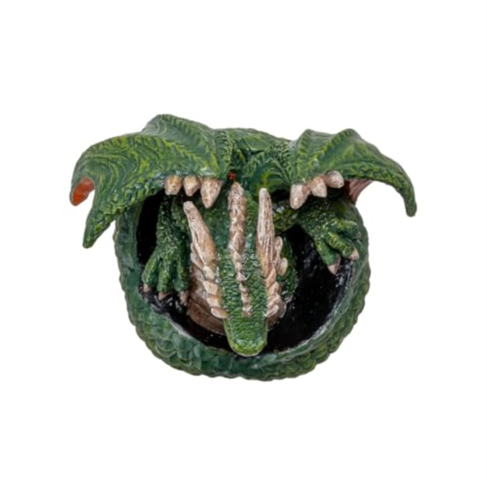 Pacific Giftware Green Dragon Hatchling Figurine Adorable Baby Dragon Emerging from Egg Fantasy Resin Sculpture 3.54 inch Tall