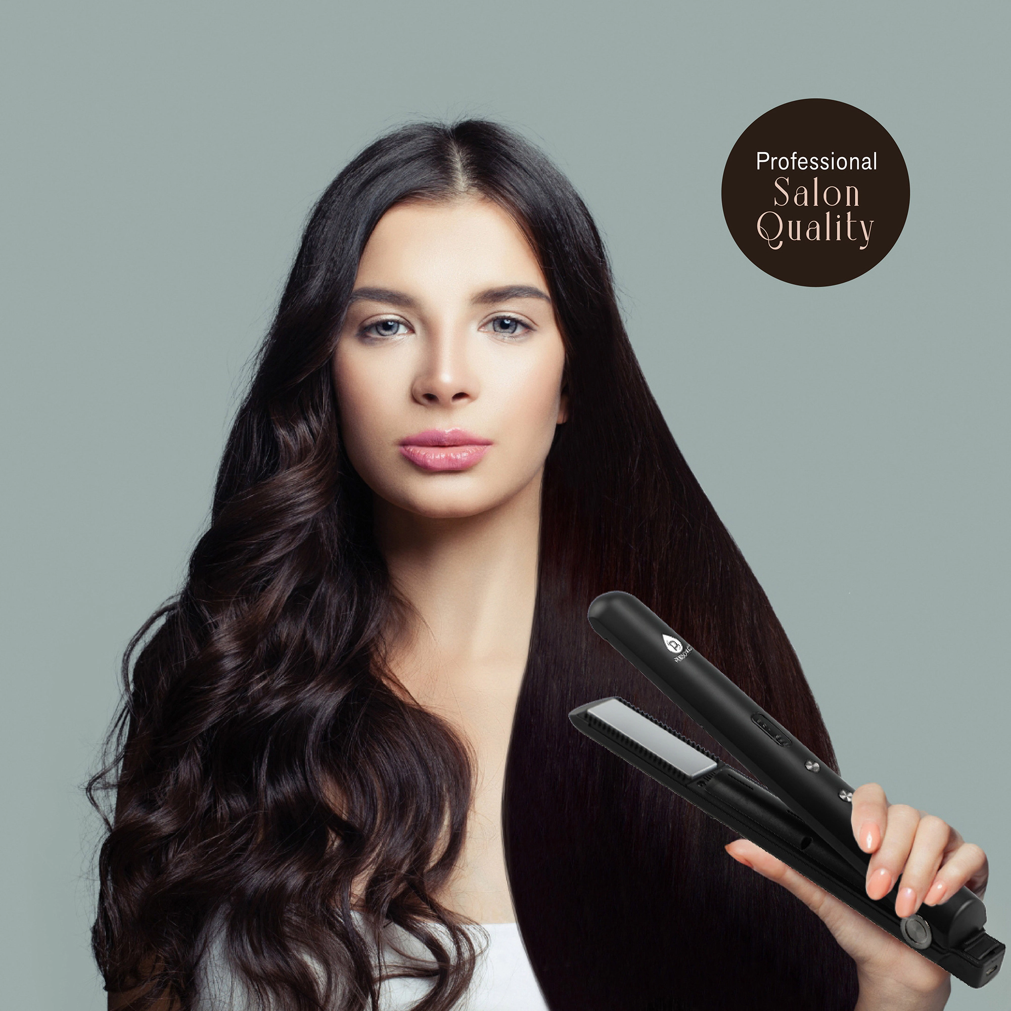 Pursonic Women's USB Rechargeable Cordless Hair Straightener