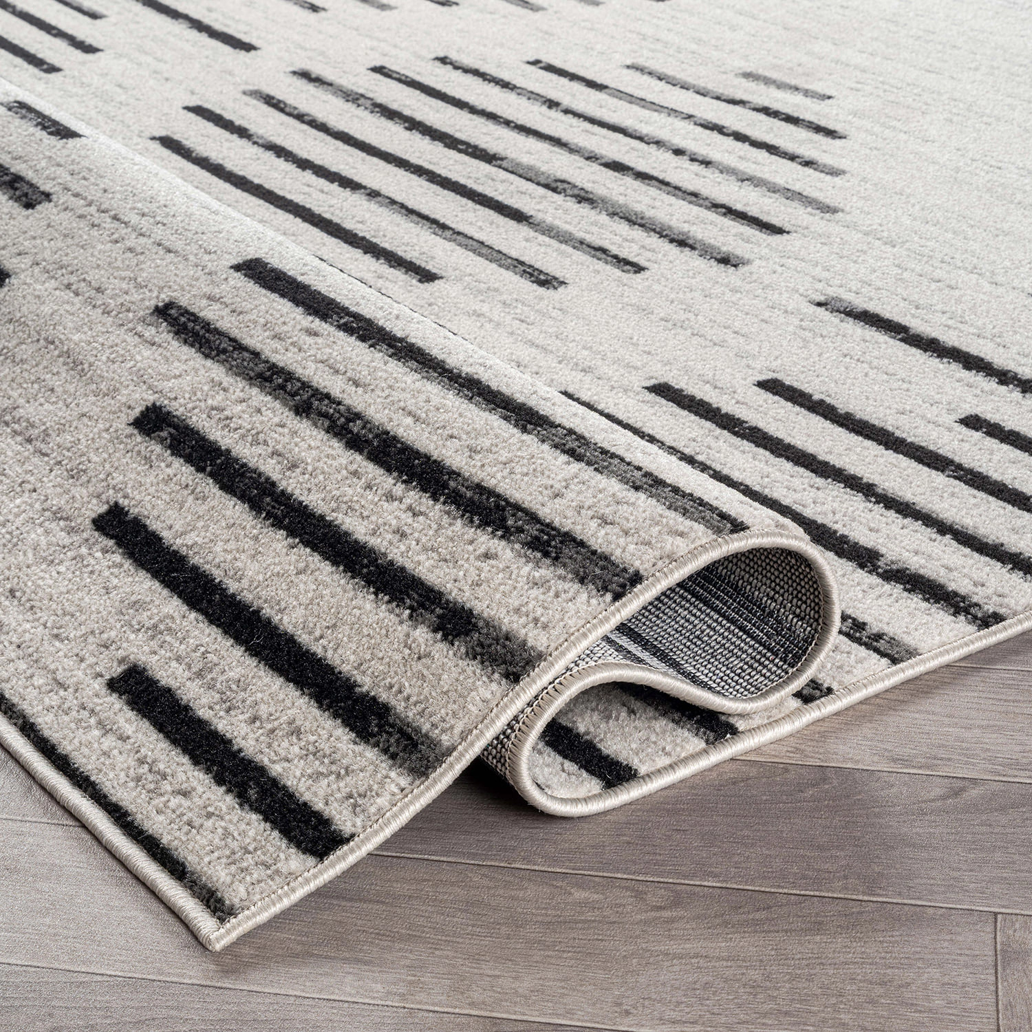 World Rug Gallery Contemporary Abstract Area Rug for Living Room, Bedroom, or Entryway – Low Pile
