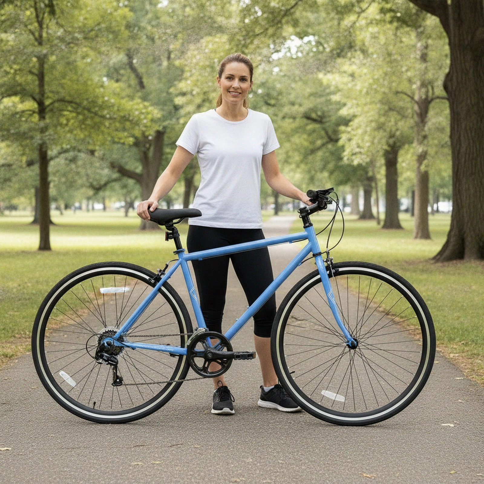 26-in Mountain Bike with 6-Speed Shifter Dual Hand Brakes and All-Terrain Tires for Rider Height 64-in to 74-in Bicycle