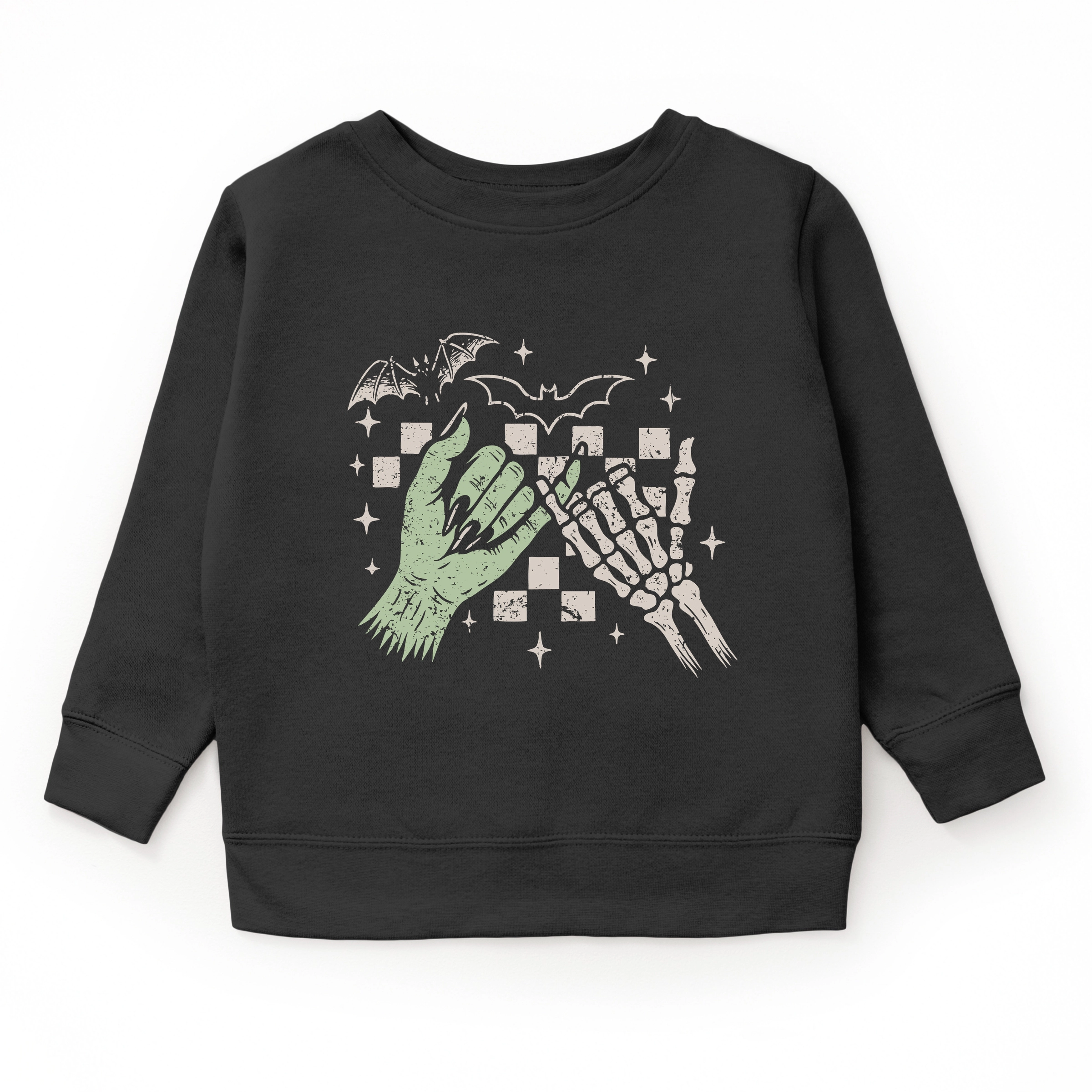 The Juniper Shop - Youth Graphic Sweatshirt Pinky Promise Skeleton