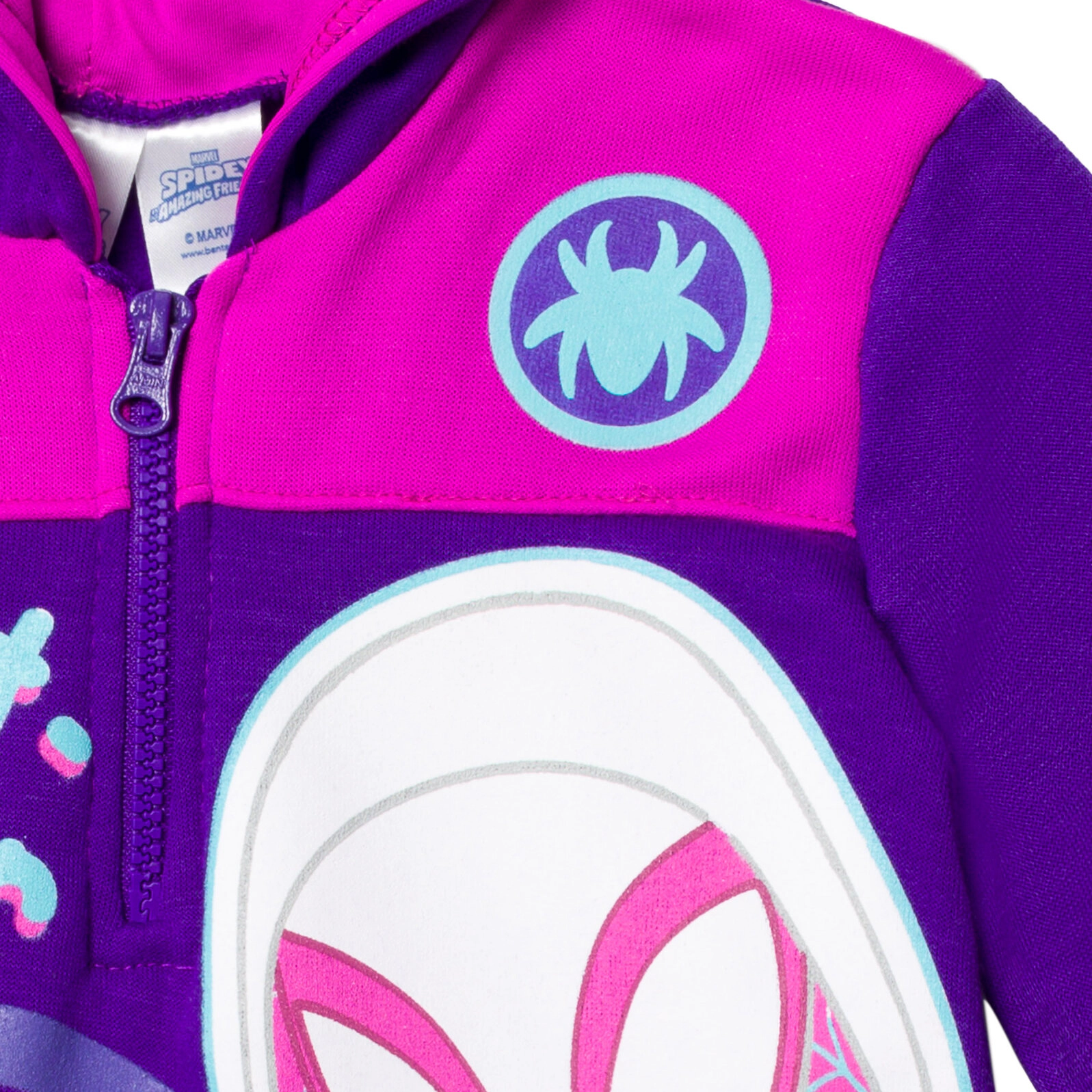Marvel Spidey and His Amazing Friends Fleece Quarter-Zip Hooded Sweatshirt