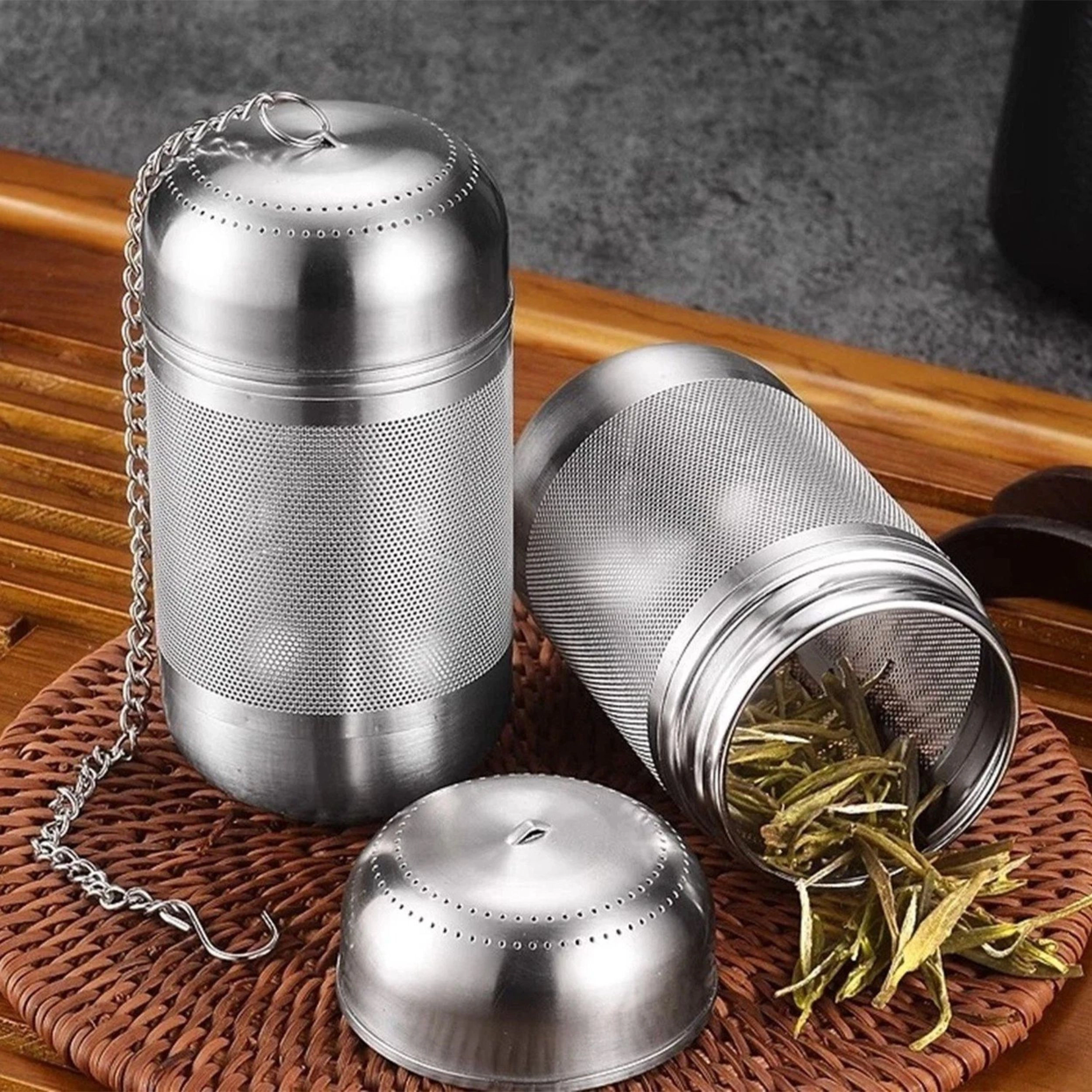 Home Collection Stainless Steel Loose Leaf Tea Infuser and Spice Strainer Ball