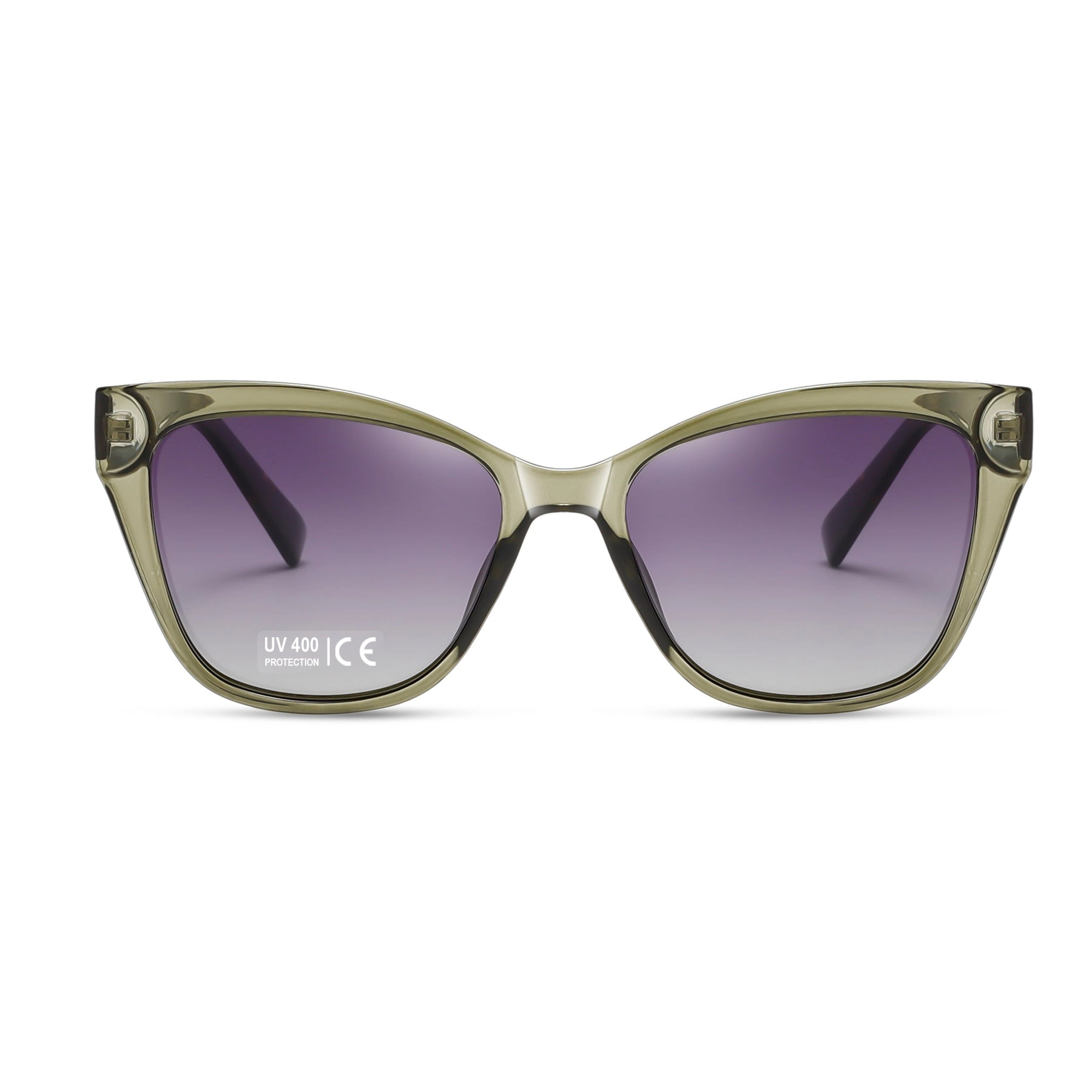 AGP PARIS Women's Cat Eye Acetate Polarized Lens UV400 Sunglasses