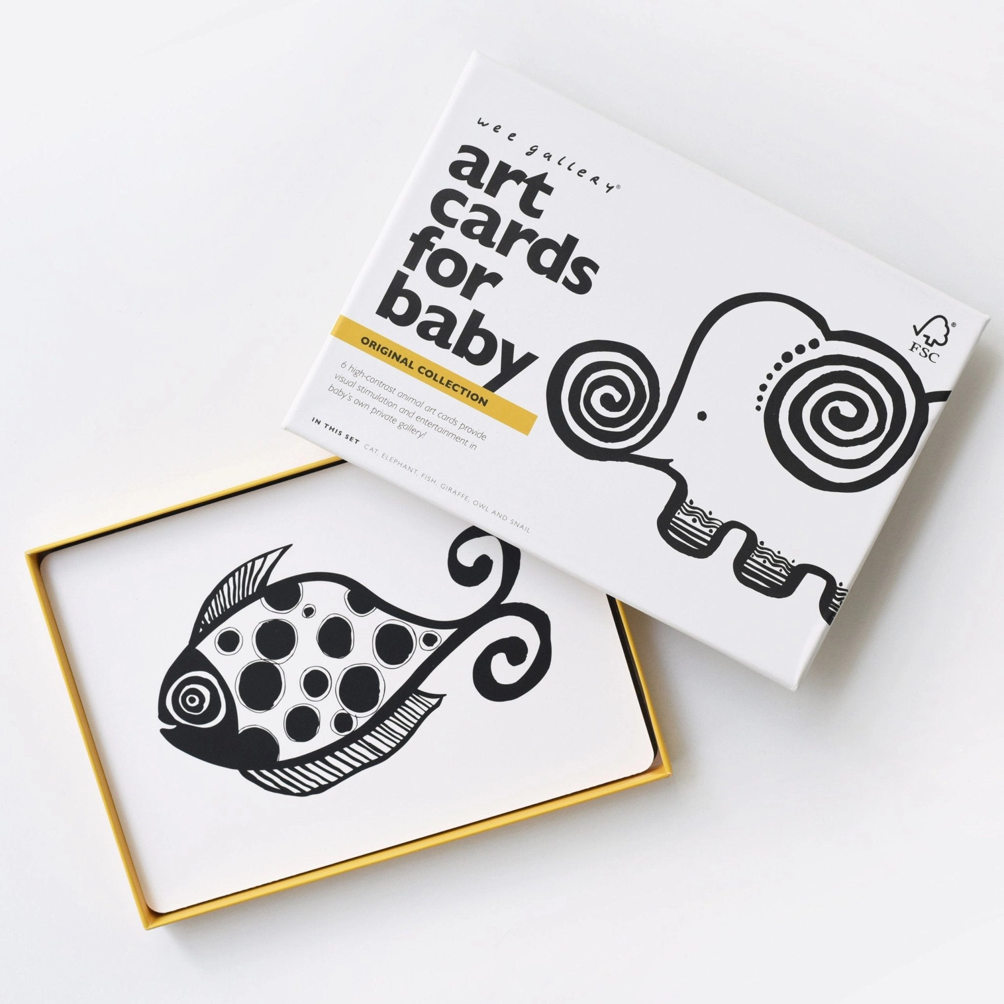 Wee Gallery Art Cards for Baby - Original Collection