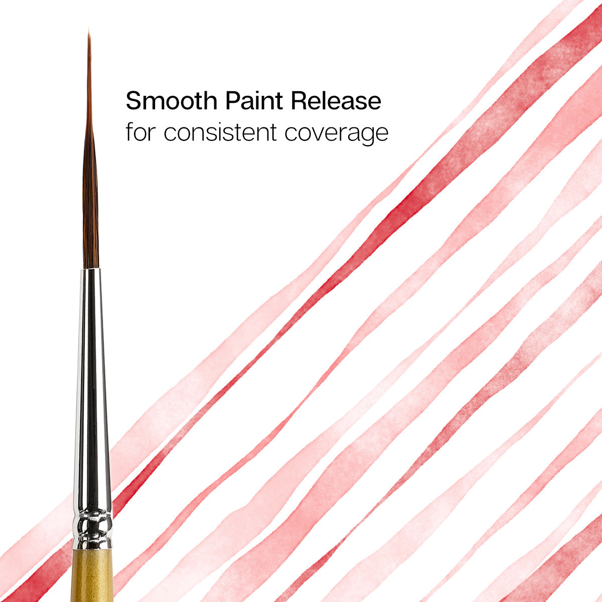 KINGART Original Gold 9035 Round Needle Point Brush