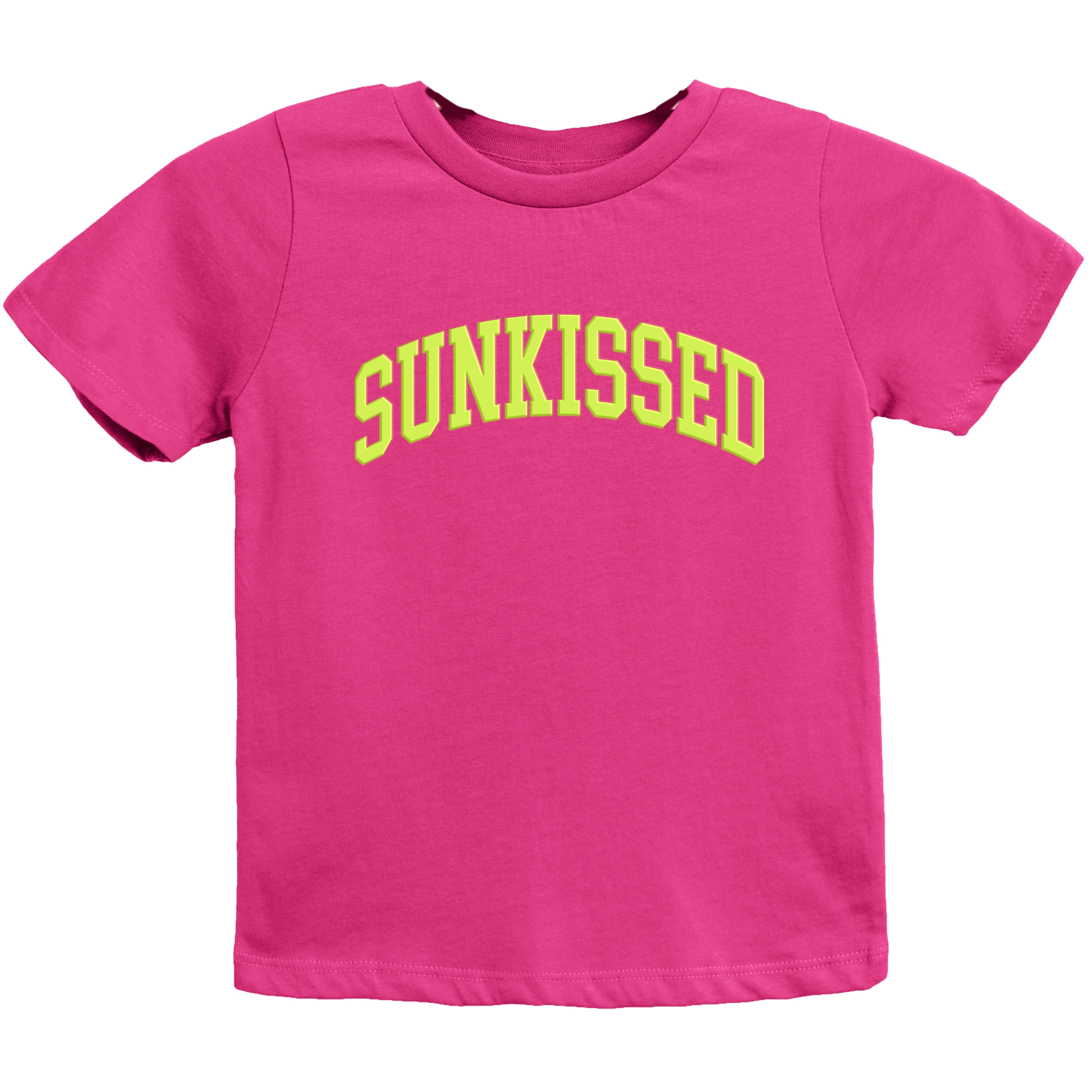 The Juniper Shop - Sunkissed Varsity Arched Puff Print Youth Short Sleeve Graphic T-Shirt