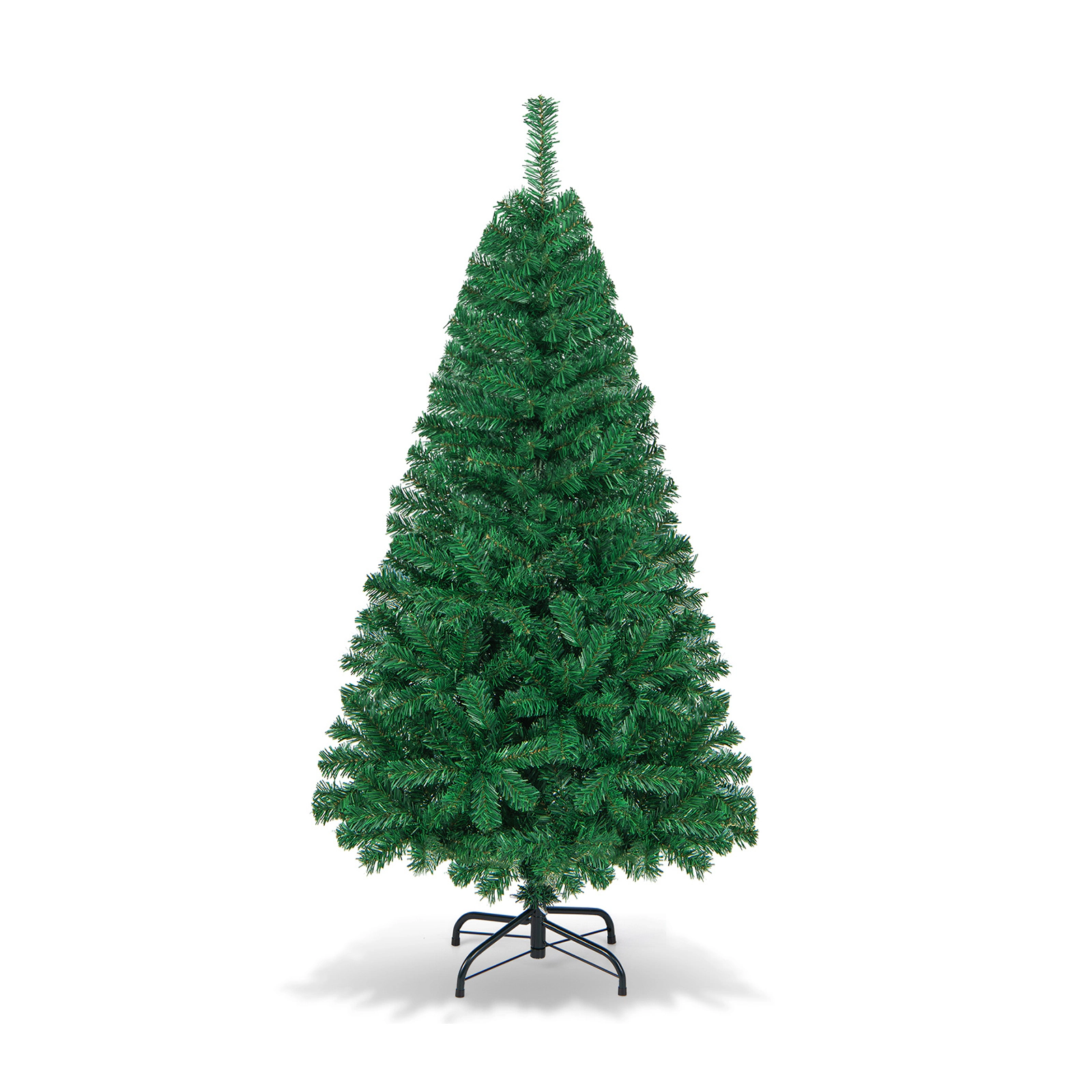 Glintex 5-Ft Artificial Christmas Tree with 350 Tips and Solid Metal Stand, Green