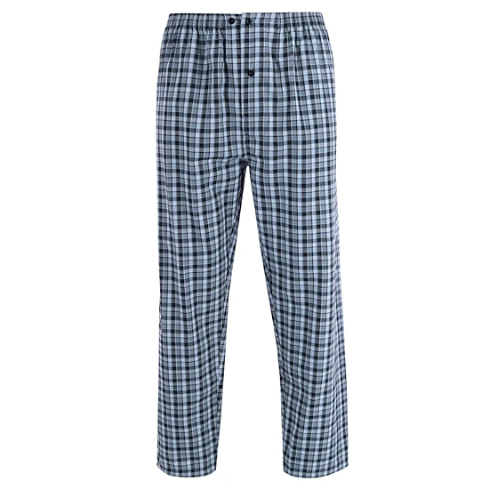 Hanes Men's Broadcloth Long Sleeve Pajama Set