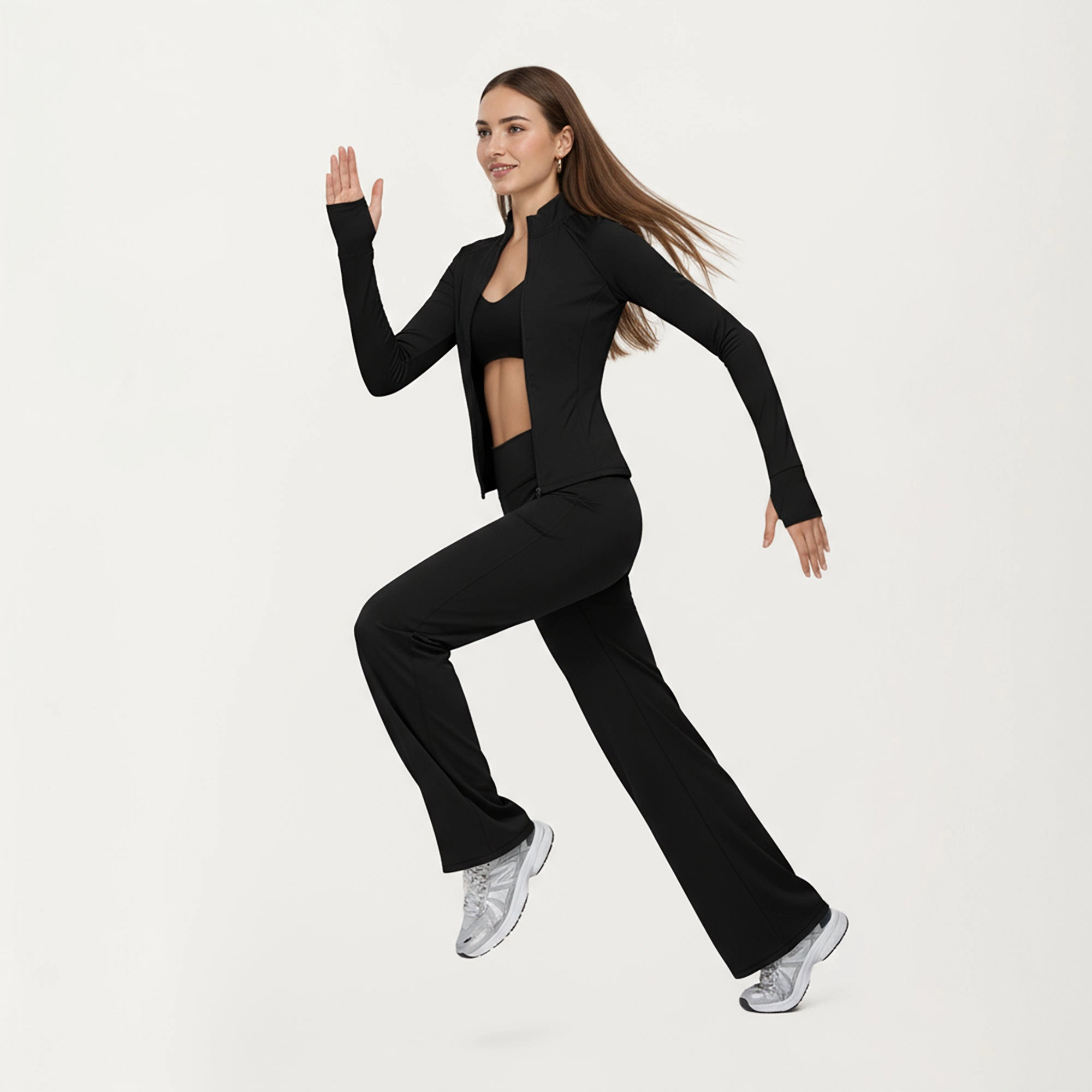Anna-Kaci Women High-Waist Compression Flare Yoga Pants